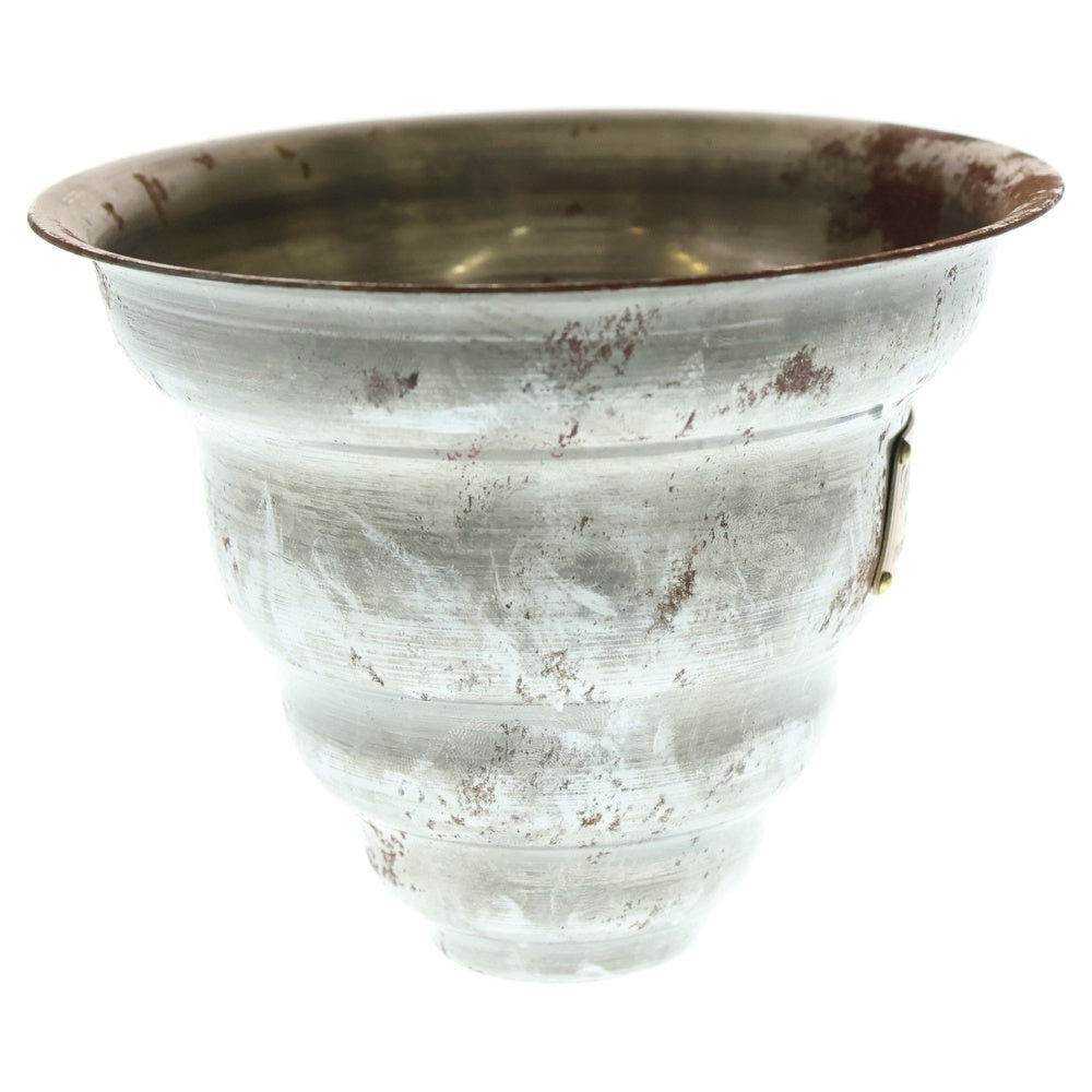 m&m(エムアンドエム) ×MASSES POT TYPE 6 - Bibendum STEEL / SMALL マシス ビバンダム 鉄鉢 ポット シルバー