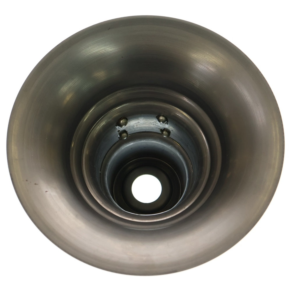 m&m(エムアンドエム) ×MASSES POT TYPE 2 - Shade STEEL / SMALL マシス シェード 鉄鉢 ポット シルバー