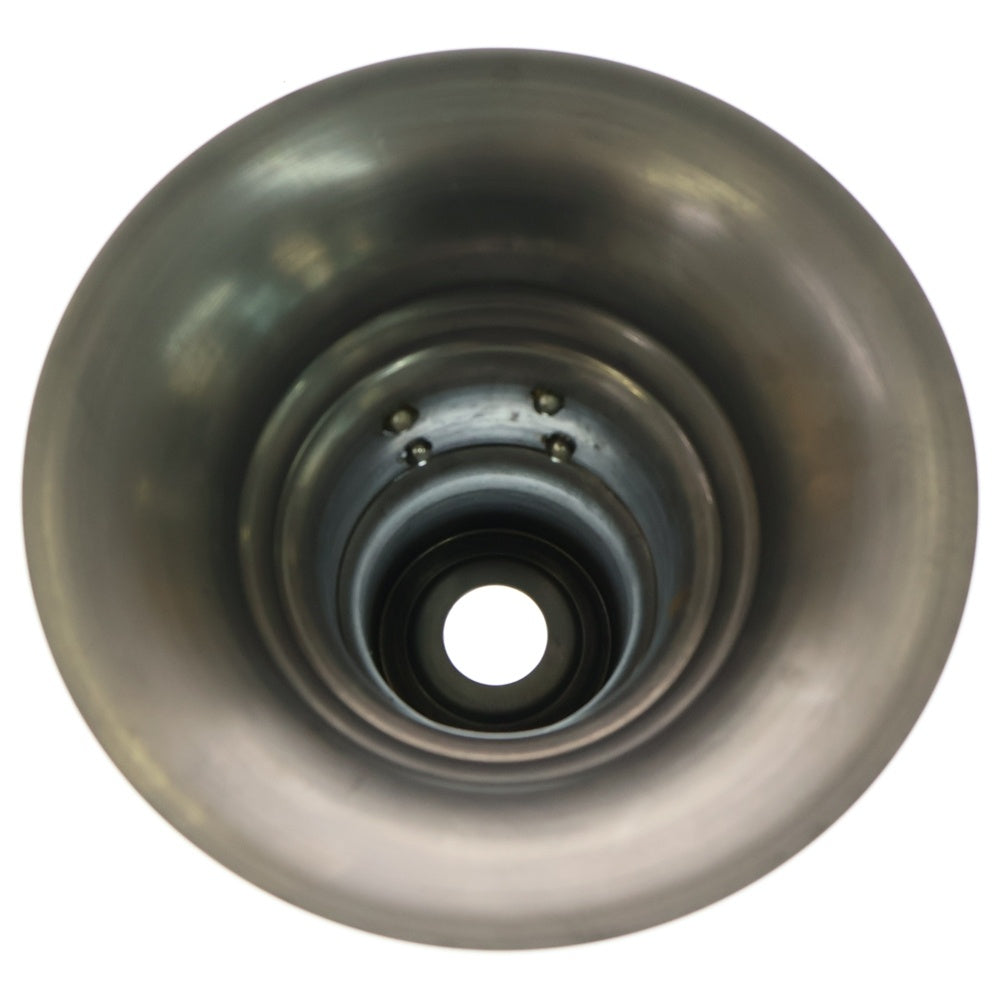 m&m(エムアンドエム) ×MASSES POT TYPE 2 - Shade STEEL / SMALL マシス シェード 鉄鉢 ポット シルバー