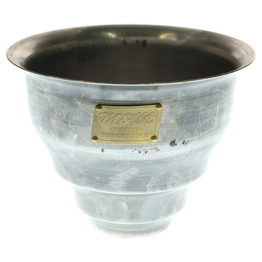 m&m(エムアンドエム) ×MASSES POT TYPE 5 - Conch STEEL / SMALL マシス コンク 鉄鉢 ポット シルバー