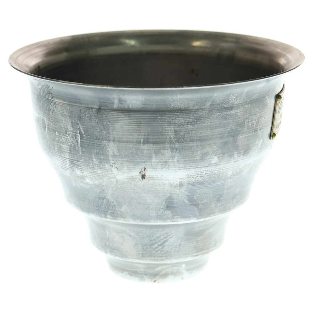 m&m(エムアンドエム) ×MASSES POT TYPE 5 - Conch STEEL / SMALL マシス コンク 鉄鉢 ポット シルバー