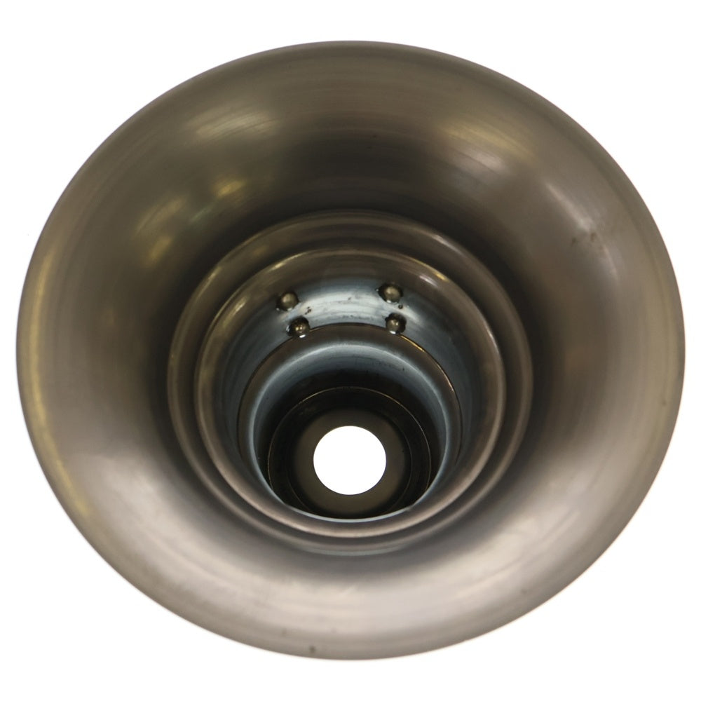 m&m(エムアンドエム) ×MASSES POT TYPE 2 - Shade STEEL / SMALL マシス シェード 鉄鉢 ポット シルバー