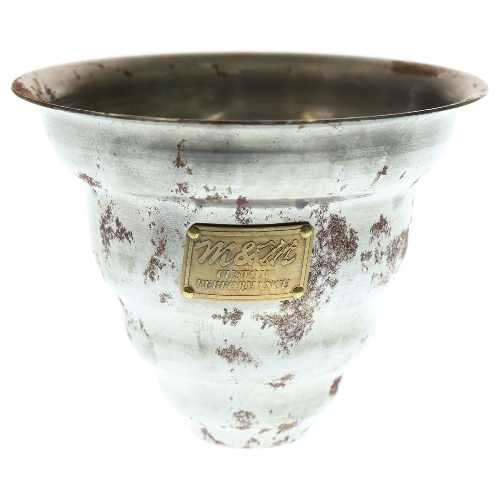 m&m(エムアンドエム) ×MASSES POT TYPE 6 - Bibendum STEEL / SMALL マシス ビバンダム 鉄鉢 ポット シルバー