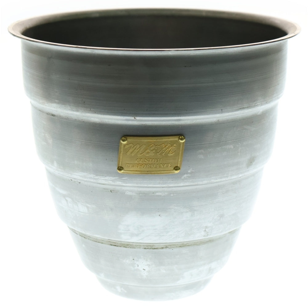 m&m(エムアンドエム) ×MASSES POT TYPE 1 - Chrysails STEEL / MEDIUM マシス クリサリス 鉄鉢 ポット シルバー