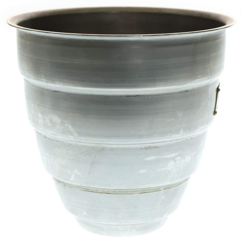 m&m(エムアンドエム) ×MASSES POT TYPE 1 - Chrysails STEEL / MEDIUM マシス クリサリス 鉄鉢 ポット シルバー