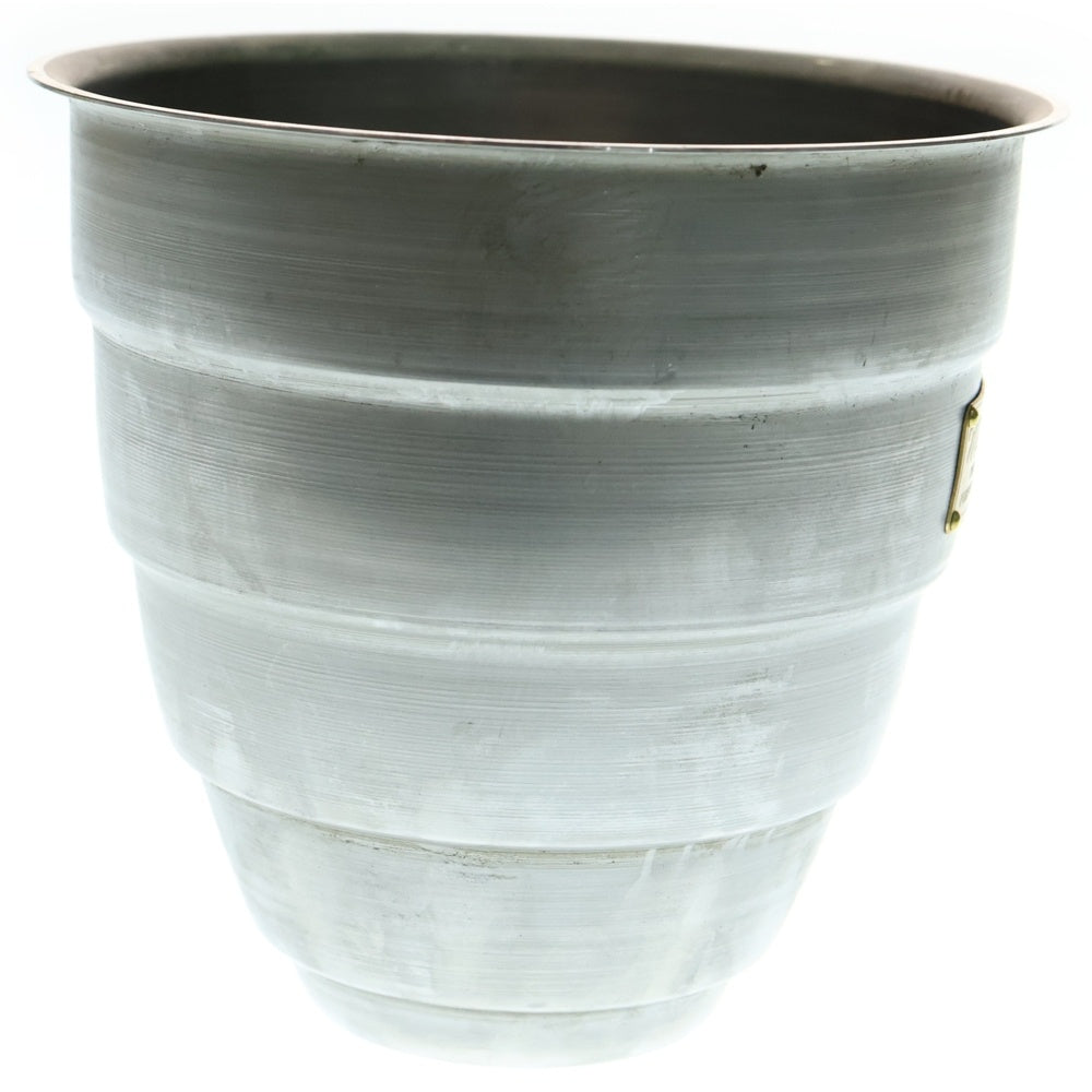 m&m(エムアンドエム) ×MASSES POT TYPE 1 - Chrysails STEEL / MEDIUM マシス クリサリス 鉄鉢 ポット シルバー