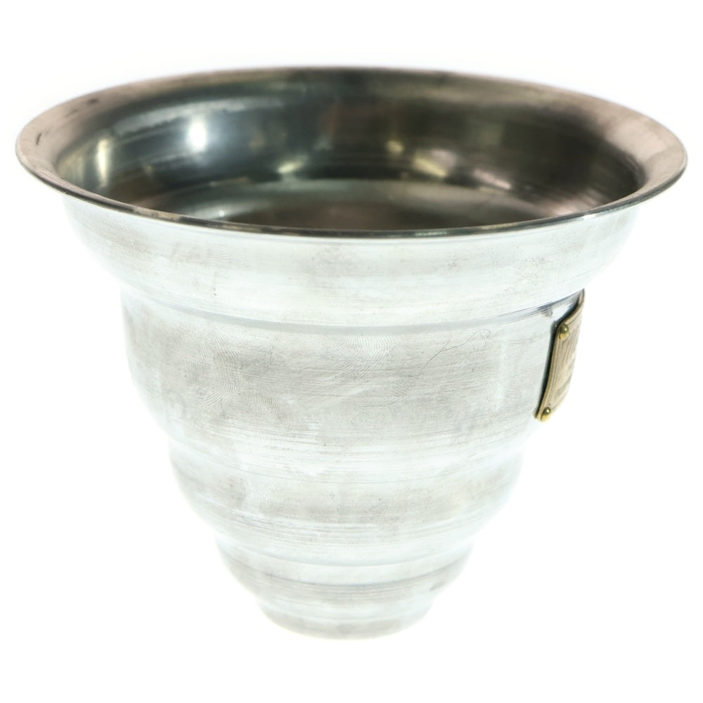 m&m(エムアンドエム) ×MASSES POT TYPE 6 - Bibendum Aluminum / SMALL マシス ビバンダム アルミ鉢 ポット シルバー