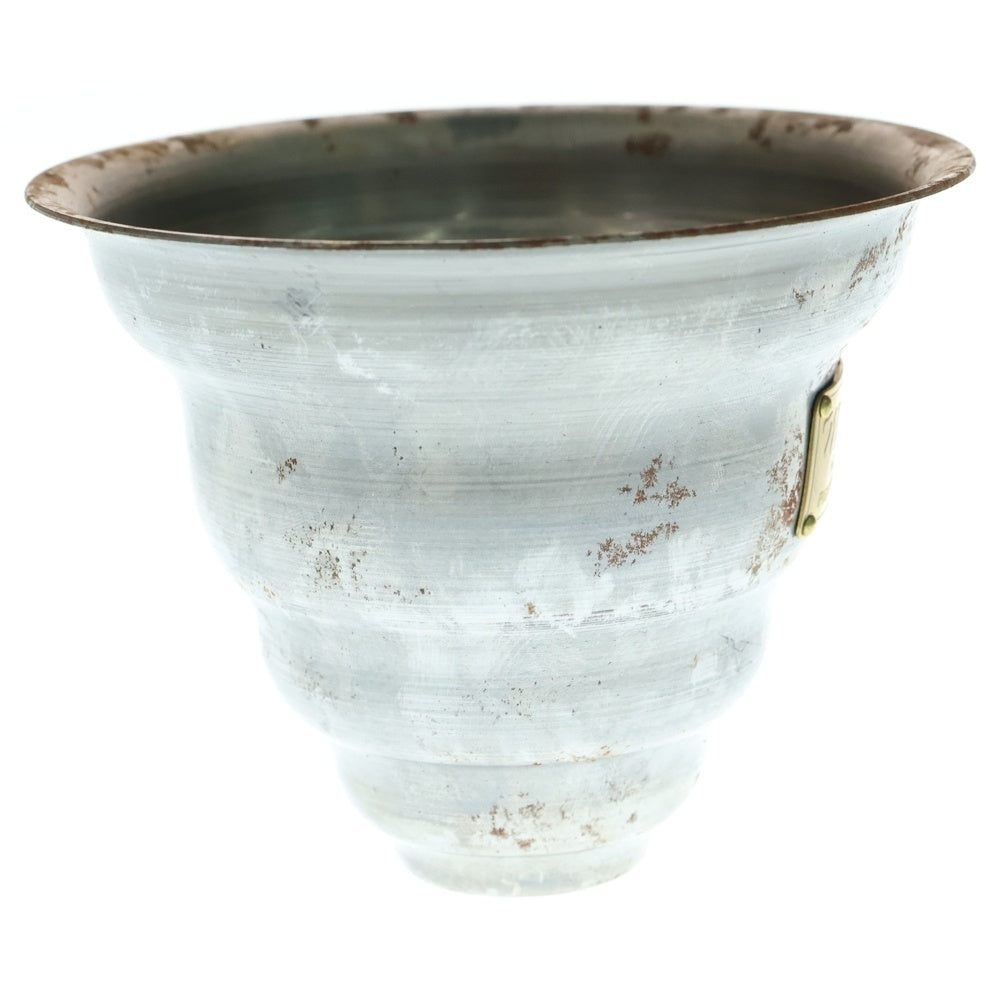 m&m(エムアンドエム) ×MASSES POT TYPE 6 - Bibendum STEEL / SMALL マシス ビバンダム 鉄鉢 ポット シルバー