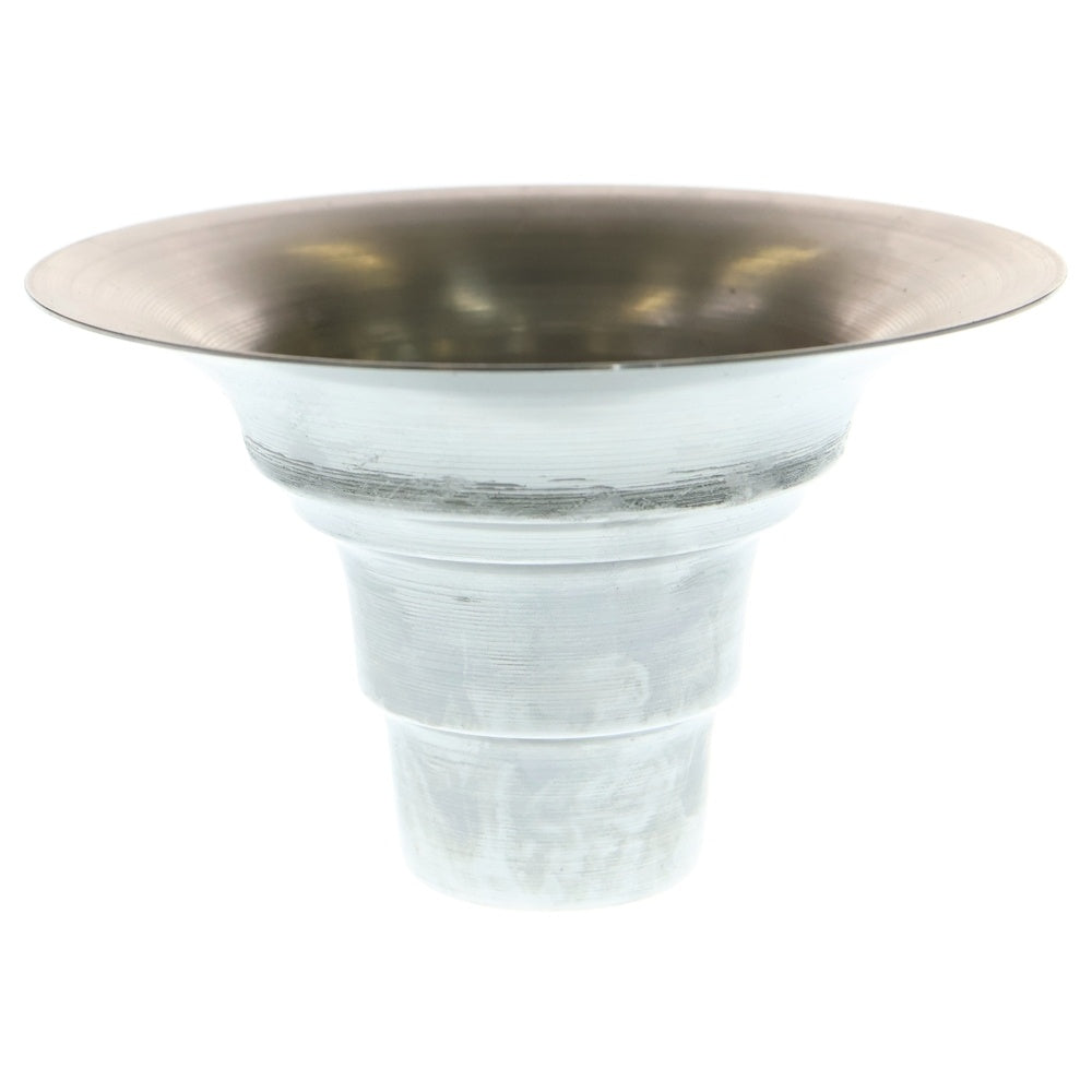 m&m(エムアンドエム) ×MASSES POT TYPE 2 - Shade STEEL / SMALL マシス シェード 鉄鉢 ポット シルバー