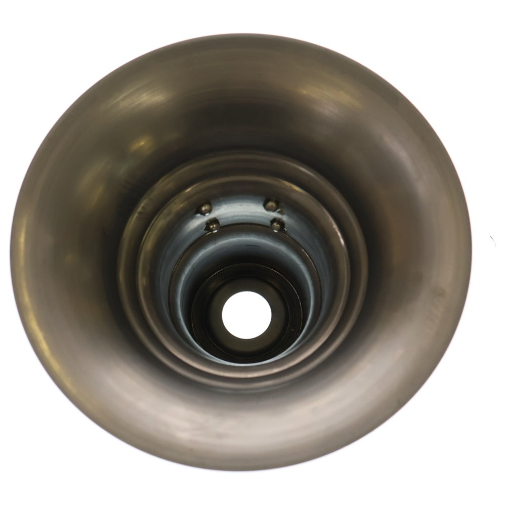 m&m(エムアンドエム) ×MASSES POT TYPE 2 - Shade STEEL / SMALL マシス シェード 鉄鉢 ポット シルバー