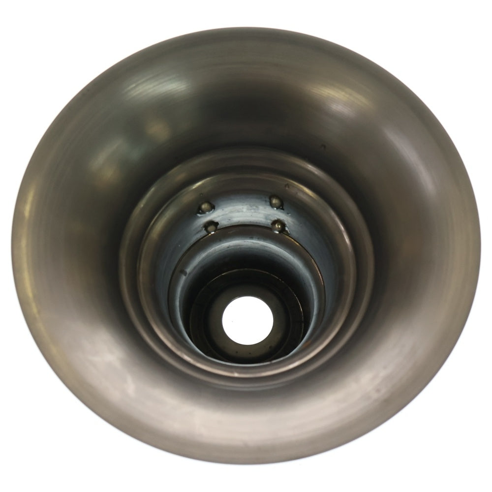 m&m(エムアンドエム) ×MASSES POT TYPE 2 - Shade STEEL / SMALL マシス シェード 鉄鉢 ポット シルバー