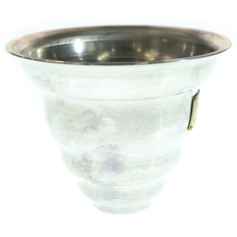 m&m(エムアンドエム) ×MASSES POT TYPE 6 - Bibendum Aluminum / SMALL マシス ビバンダム アルミ鉢 ポット シルバー