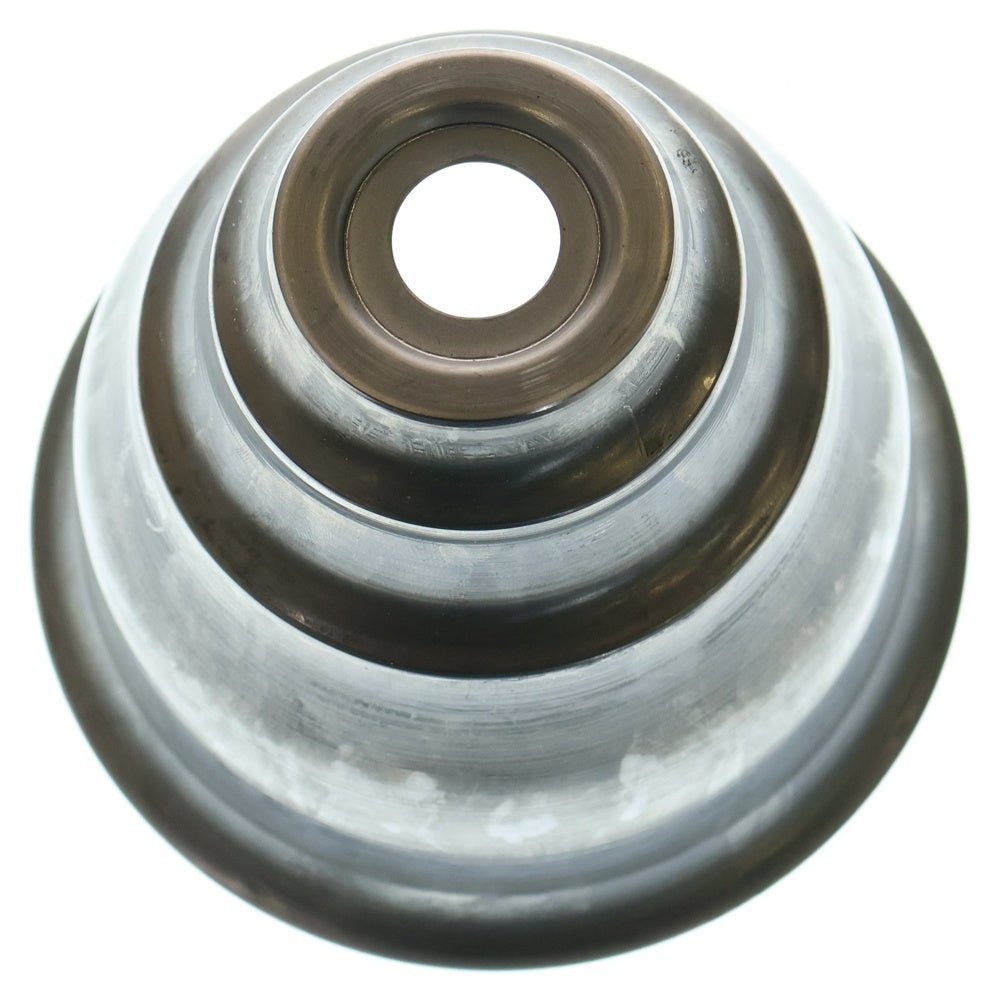 m&m(エムアンドエム) ×MASSES POT TYPE 5 - Conch STEEL / SMALL マシス コンク 鉄鉢 ポット シルバー