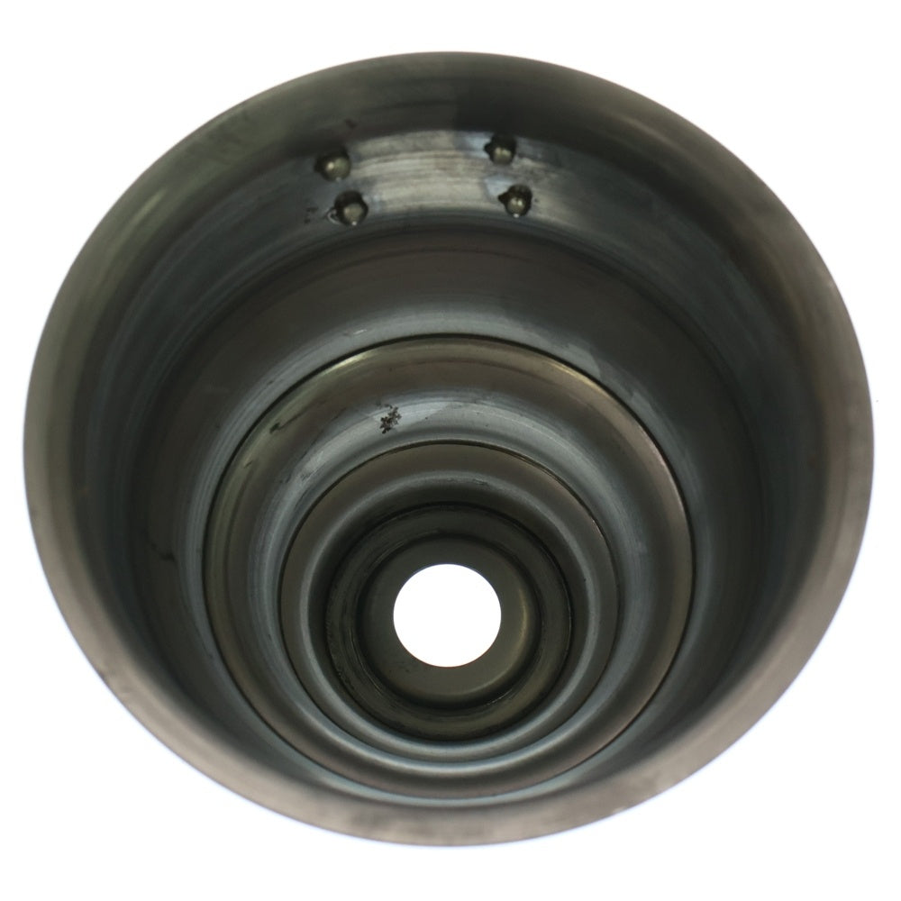 m&m(エムアンドエム) ×MASSES POT TYPE 5 - Conch STEEL / SMALL マシス コンク 鉄鉢 ポット シルバー