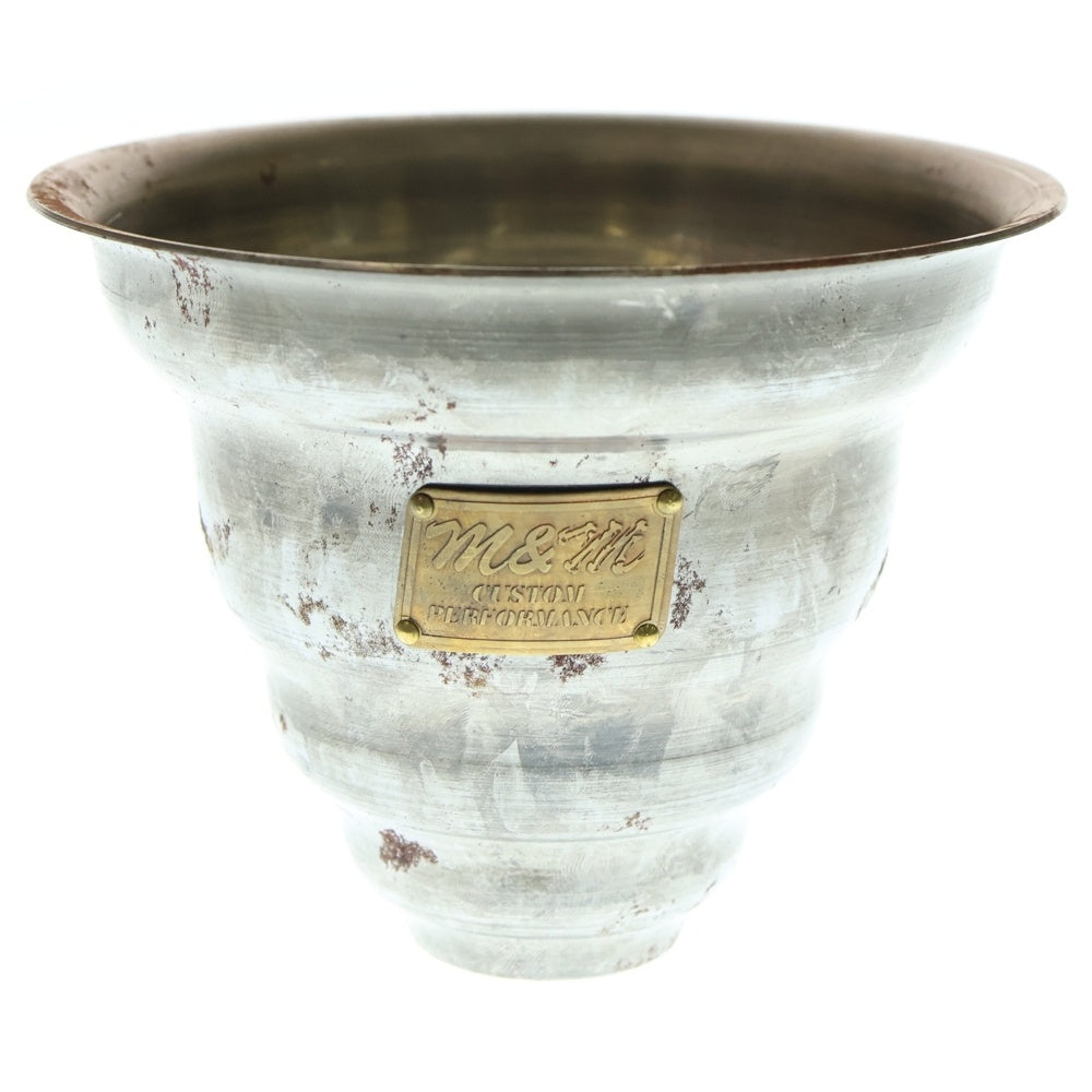 m&m(エムアンドエム) ×MASSES POT TYPE 6 - Bibendum STEEL / SMALL マシス ビバンダム 鉄鉢 ポット シルバー