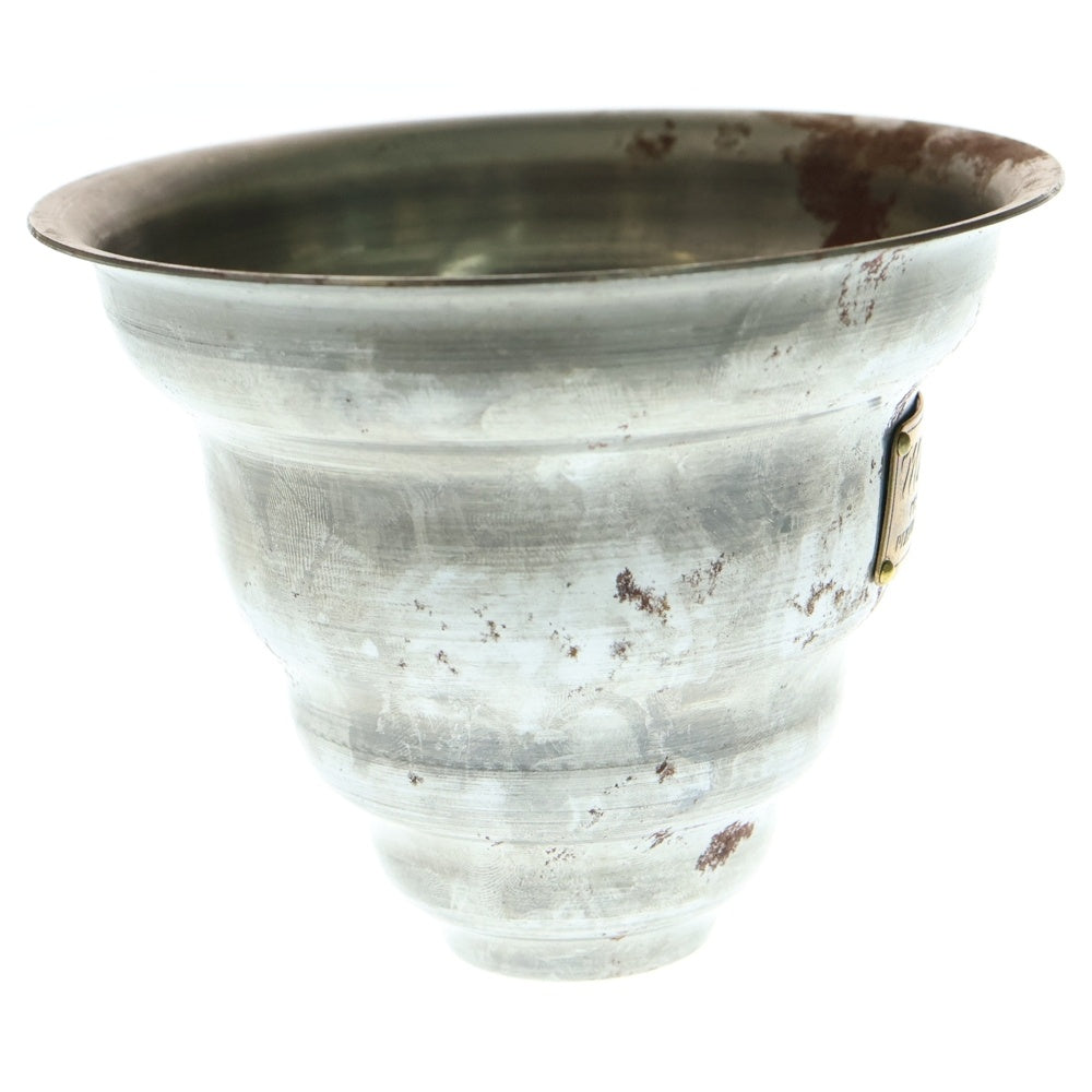 m&m(エムアンドエム) ×MASSES POT TYPE 6 - Bibendum STEEL / SMALL マシス ビバンダム 鉄鉢 ポット シルバー