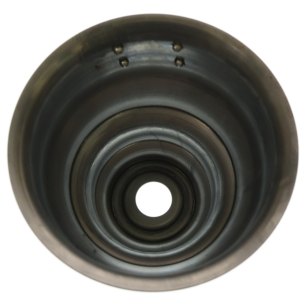 m&m(エムアンドエム) ×MASSES POT TYPE 5 - Conch STEEL / SMALL マシス コンク 鉄鉢 ポット シルバー