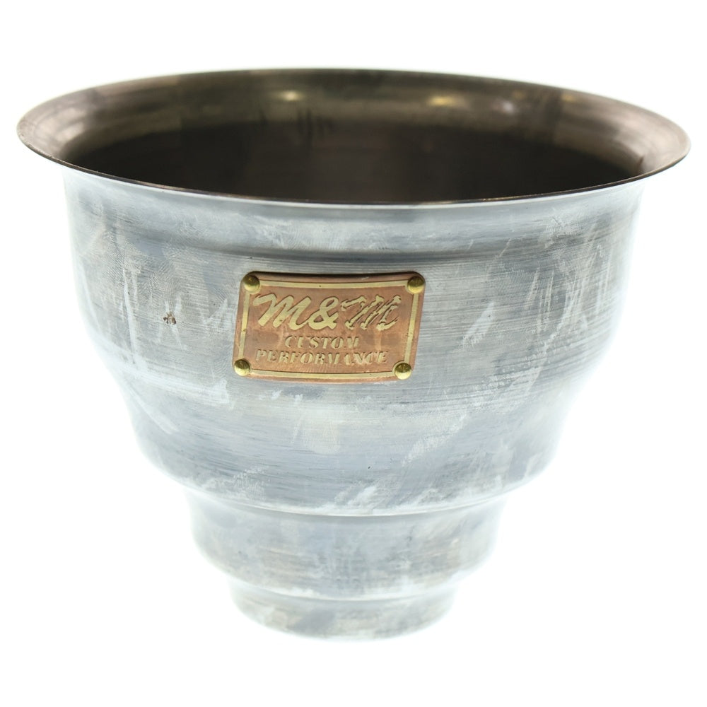 m&m(エムアンドエム) ×MASSES POT TYPE 5 - Conch STEEL / SMALL マシス コンク 鉄鉢 ポット シルバー