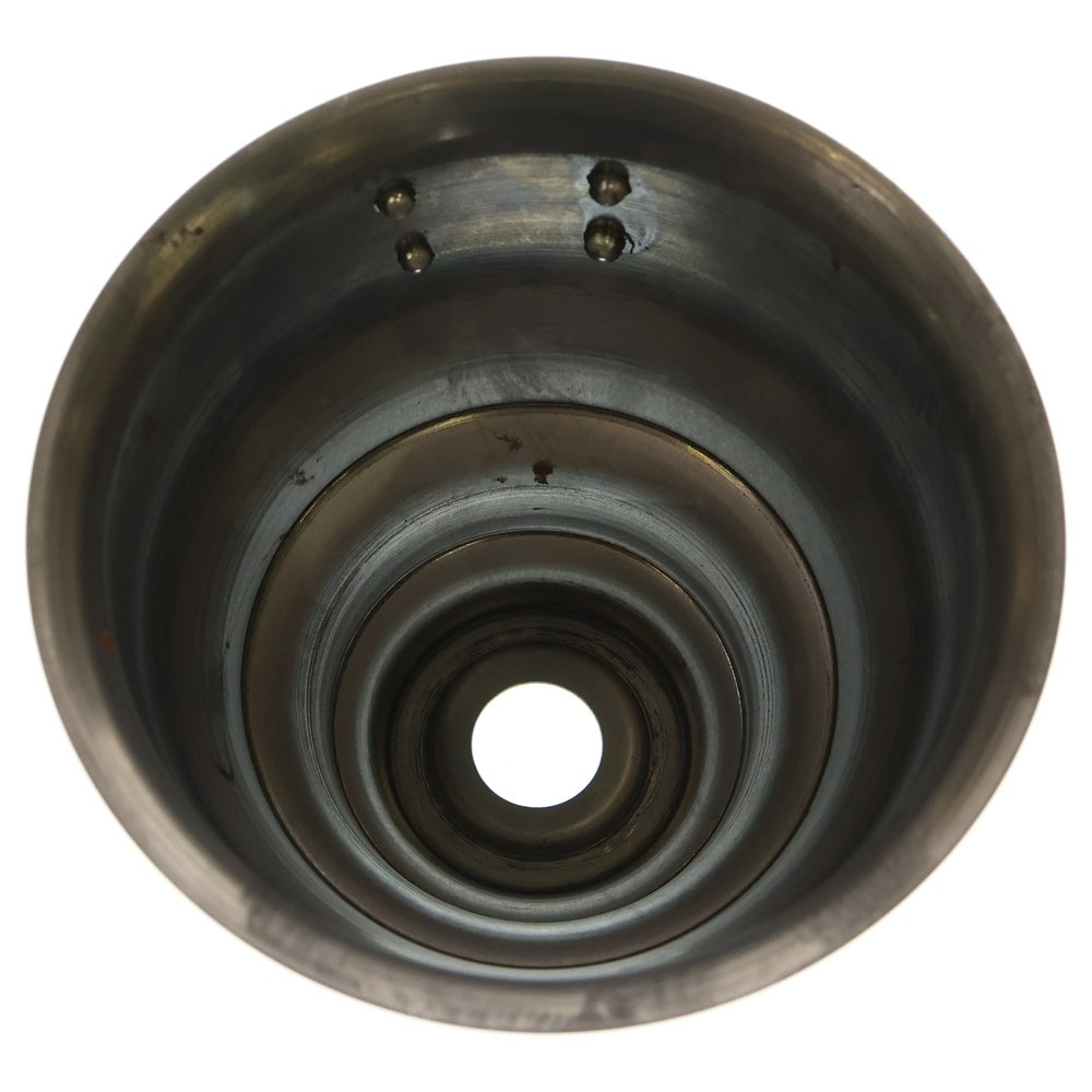 m&m(エムアンドエム) ×MASSES POT TYPE 5 - Conch STEEL / SMALL マシス コンク 鉄鉢 ポット シルバー