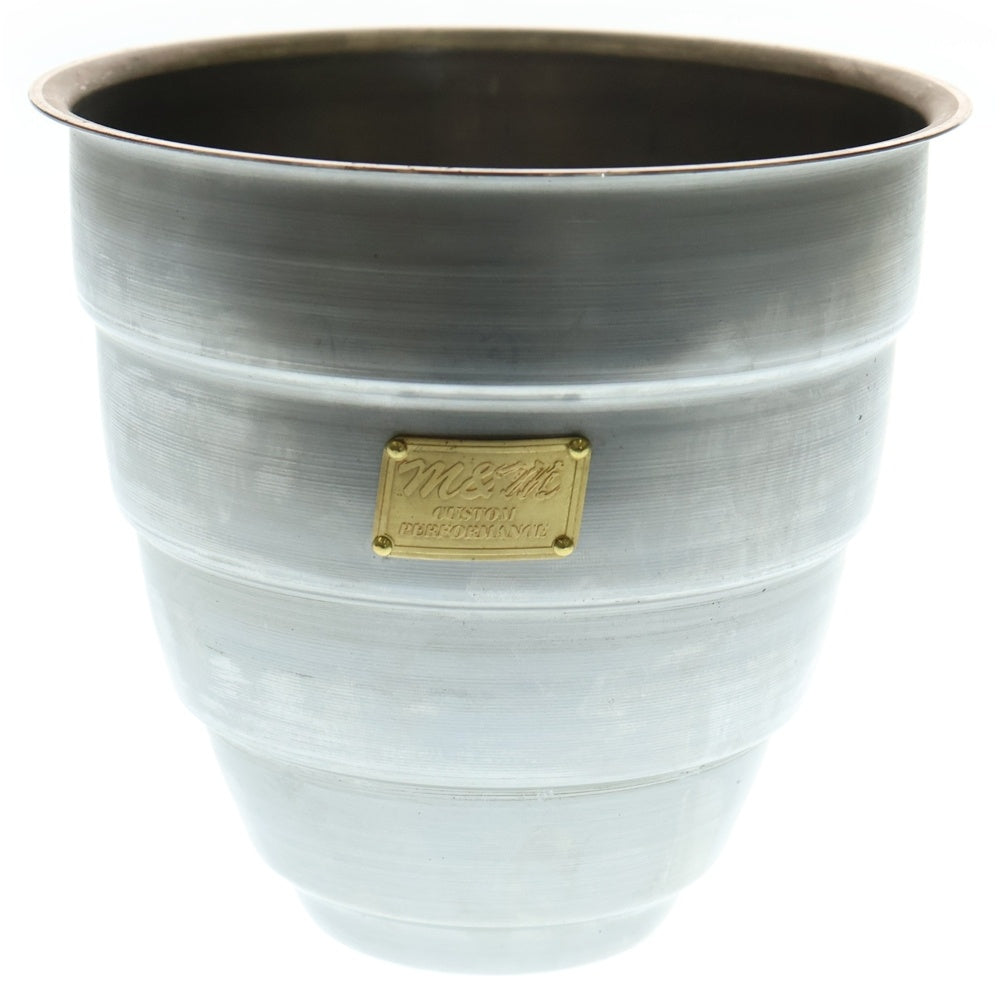m&m(エムアンドエム) ×MASSES POT TYPE 1 - Chrysails STEEL / MEDIUM マシス クリサリス 鉄鉢 ポット シルバー