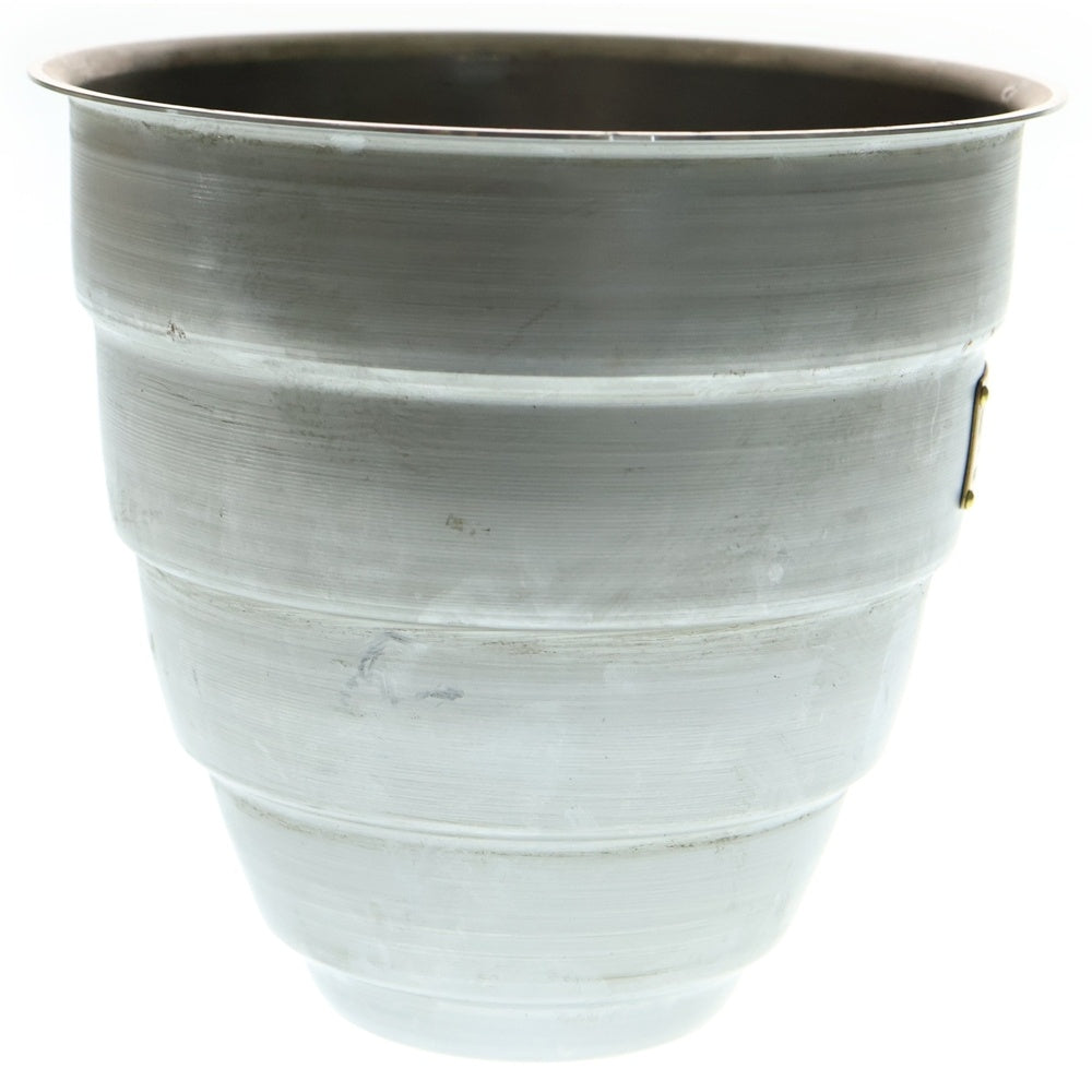 m&m(エムアンドエム) ×MASSES POT TYPE 1 - Chrysails STEEL / MEDIUM マシス クリサリス 鉄鉢 ポット シルバー