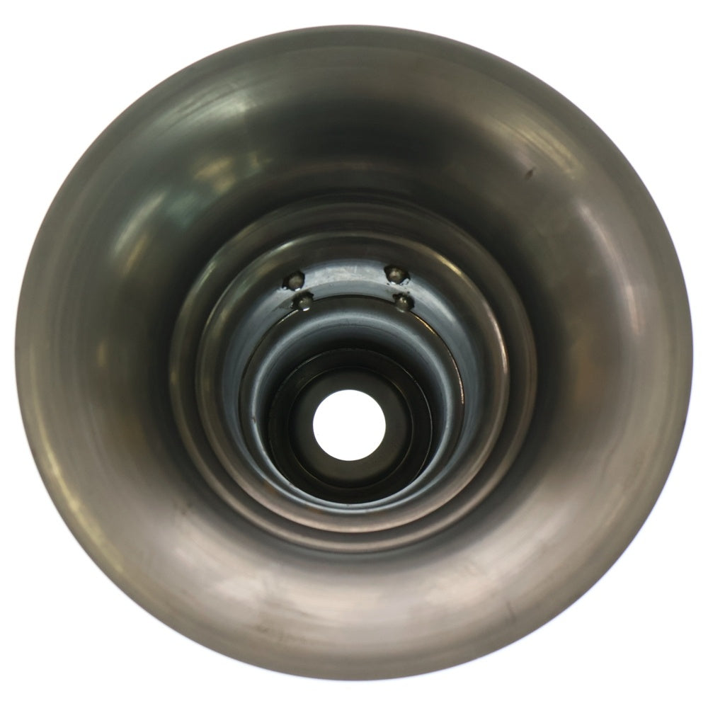 m&m(エムアンドエム) ×MASSES POT TYPE 2 - Shade STEEL / SMALL マシス シェード 鉄鉢 ポット シルバー