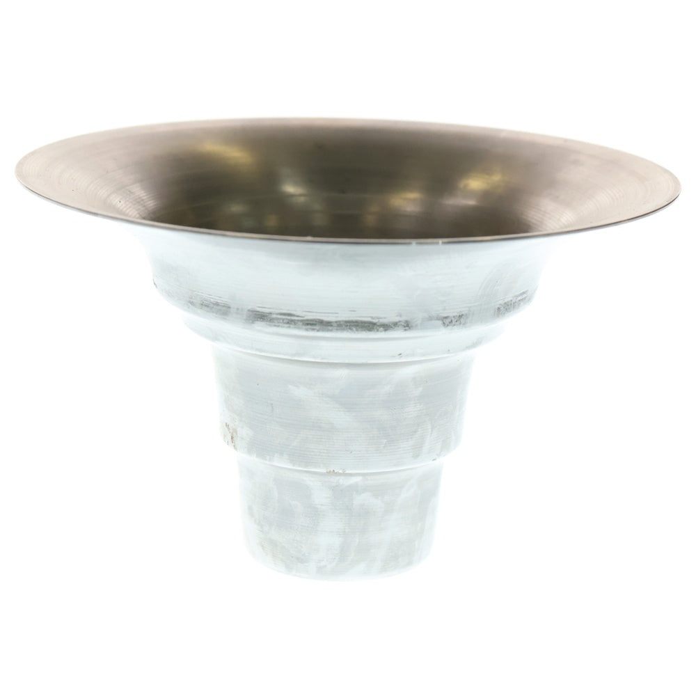 m&m(エムアンドエム) ×MASSES POT TYPE 2 - Shade STEEL / SMALL マシス シェード 鉄鉢 ポット シルバー