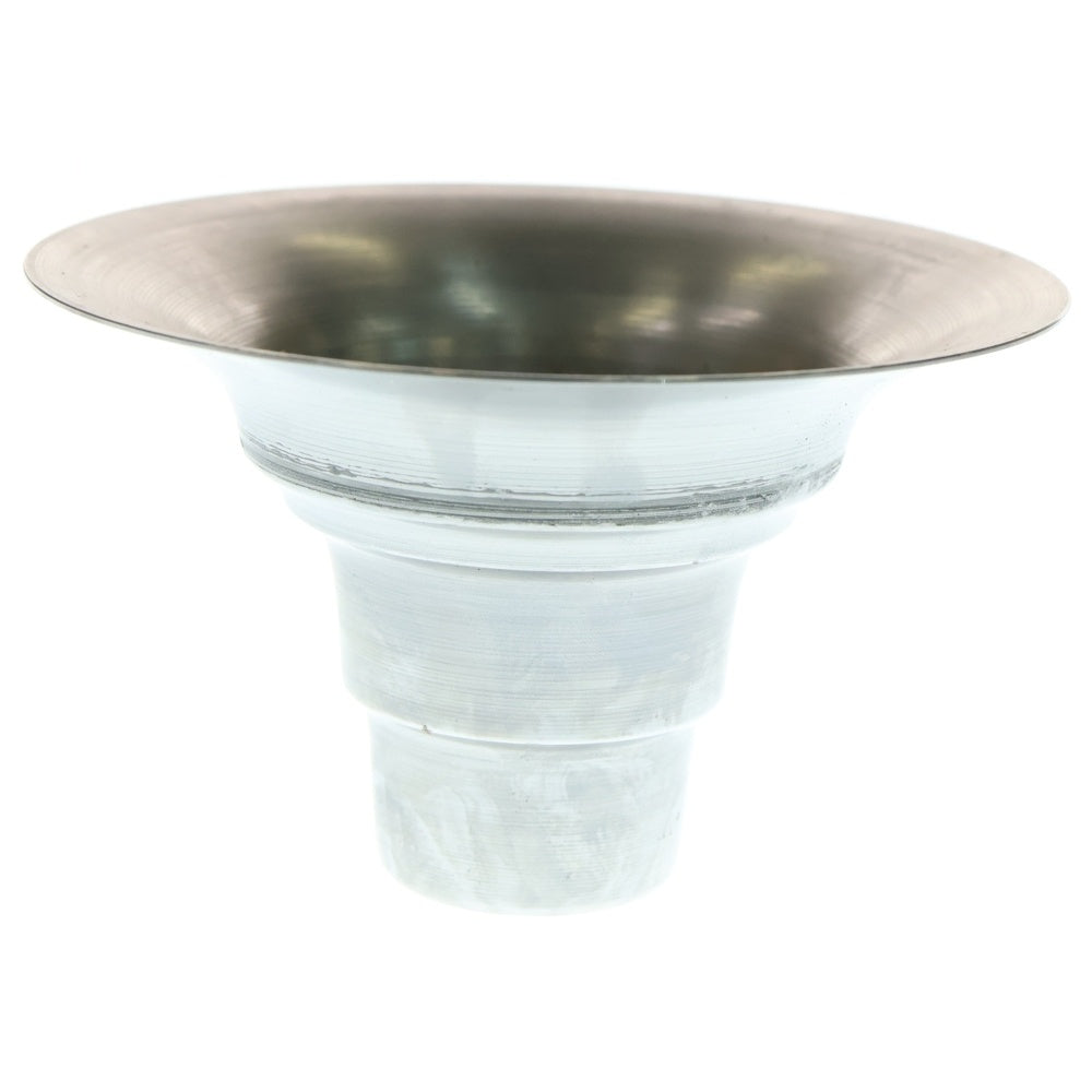 m&m(エムアンドエム) ×MASSES POT TYPE 2 - Shade STEEL / SMALL マシス シェード 鉄鉢 ポット シルバー