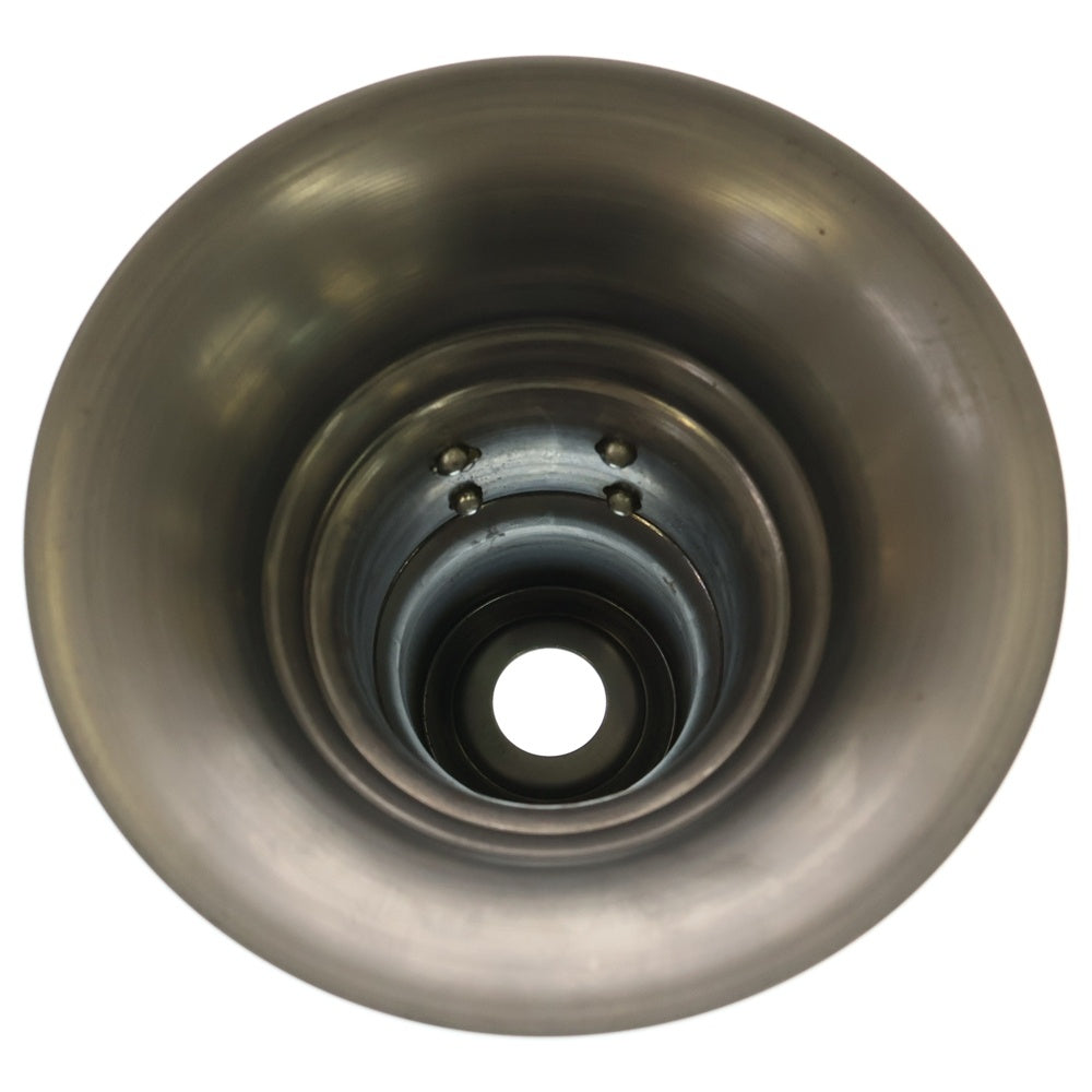 m&m(エムアンドエム) ×MASSES POT TYPE 2 - Shade STEEL / SMALL マシス シェード 鉄鉢 ポット シルバー