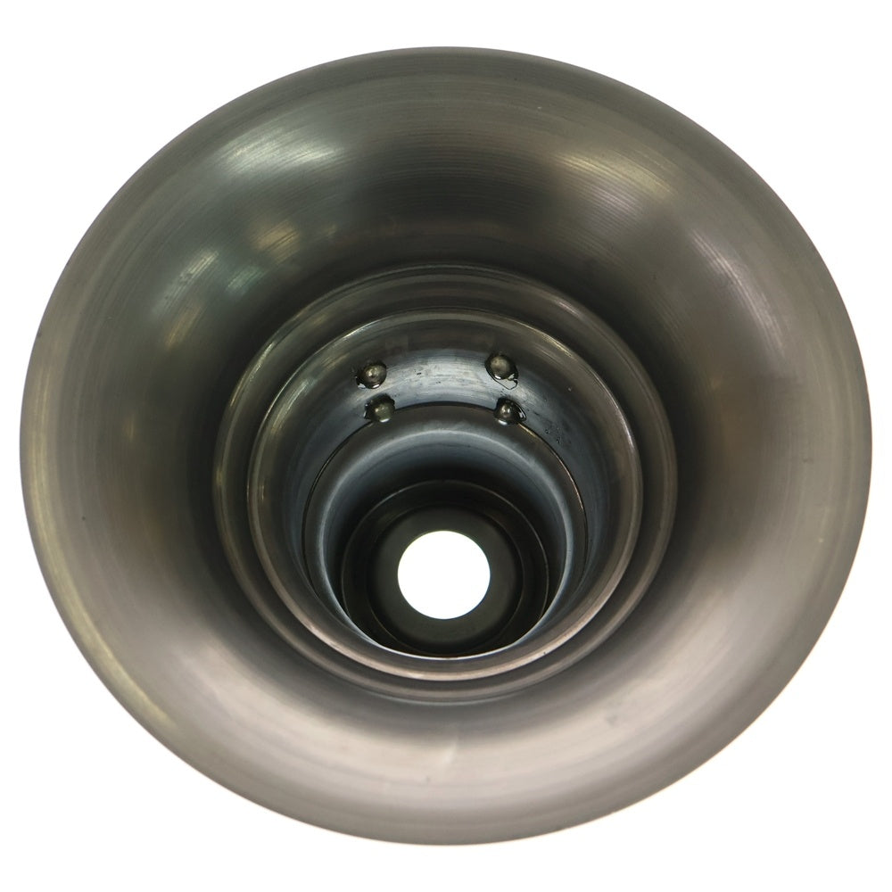 m&m(エムアンドエム) ×MASSES POT TYPE 2 - Shade STEEL / SMALL マシス シェード 鉄鉢 ポット シルバー