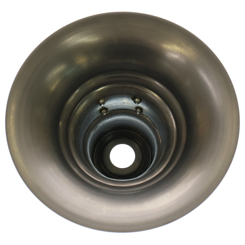 m&m(エムアンドエム) ×MASSES POT TYPE 2 - Shade STEEL / SMALL マシス シェード 鉄鉢 ポット シルバー