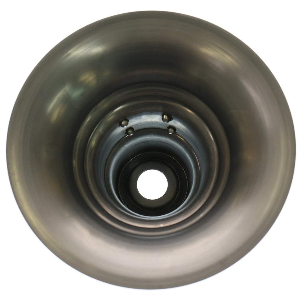 m&m(エムアンドエム) ×MASSES POT TYPE 2 - Shade STEEL / SMALL マシス シェード 鉄鉢 ポット シルバー