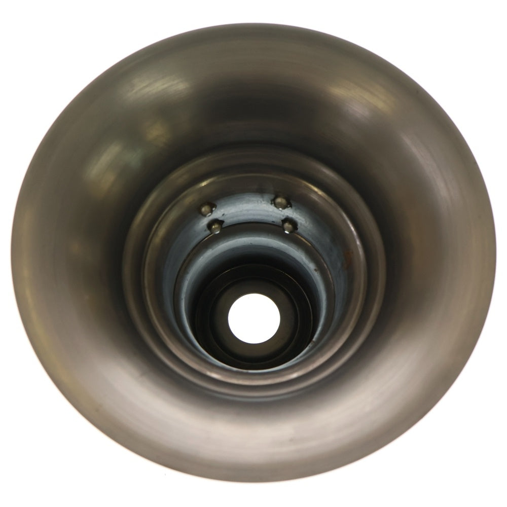 m&m(エムアンドエム) ×MASSES POT TYPE 2 - Shade STEEL / SMALL マシス シェード 鉄鉢 ポット シルバー