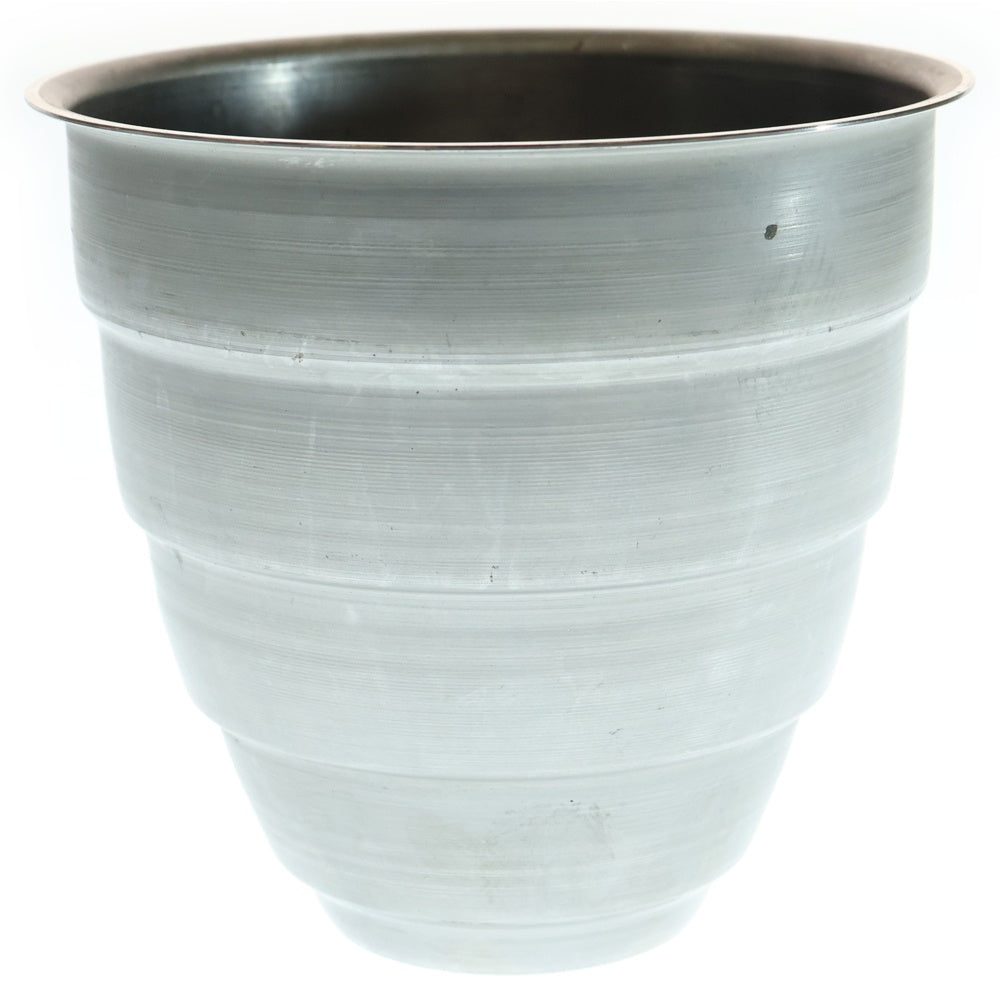 m&m(エムアンドエム) ×MASSES POT TYPE 1 - Chrysails STEEL / MEDIUM マシス クリサリス 鉄鉢 ポット シルバー