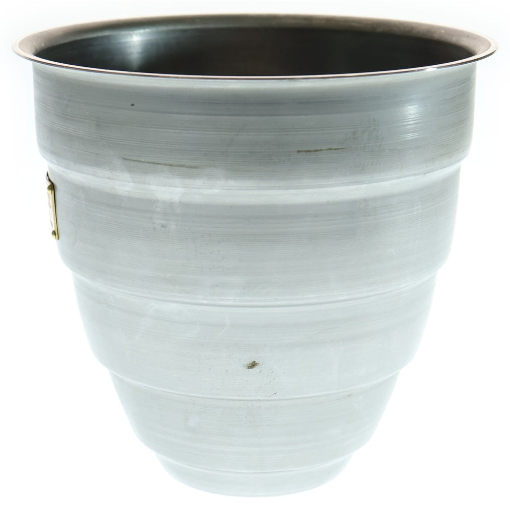 m&m(エムアンドエム) ×MASSES POT TYPE 1 - Chrysails STEEL / MEDIUM マシス クリサリス 鉄鉢 ポット シルバー