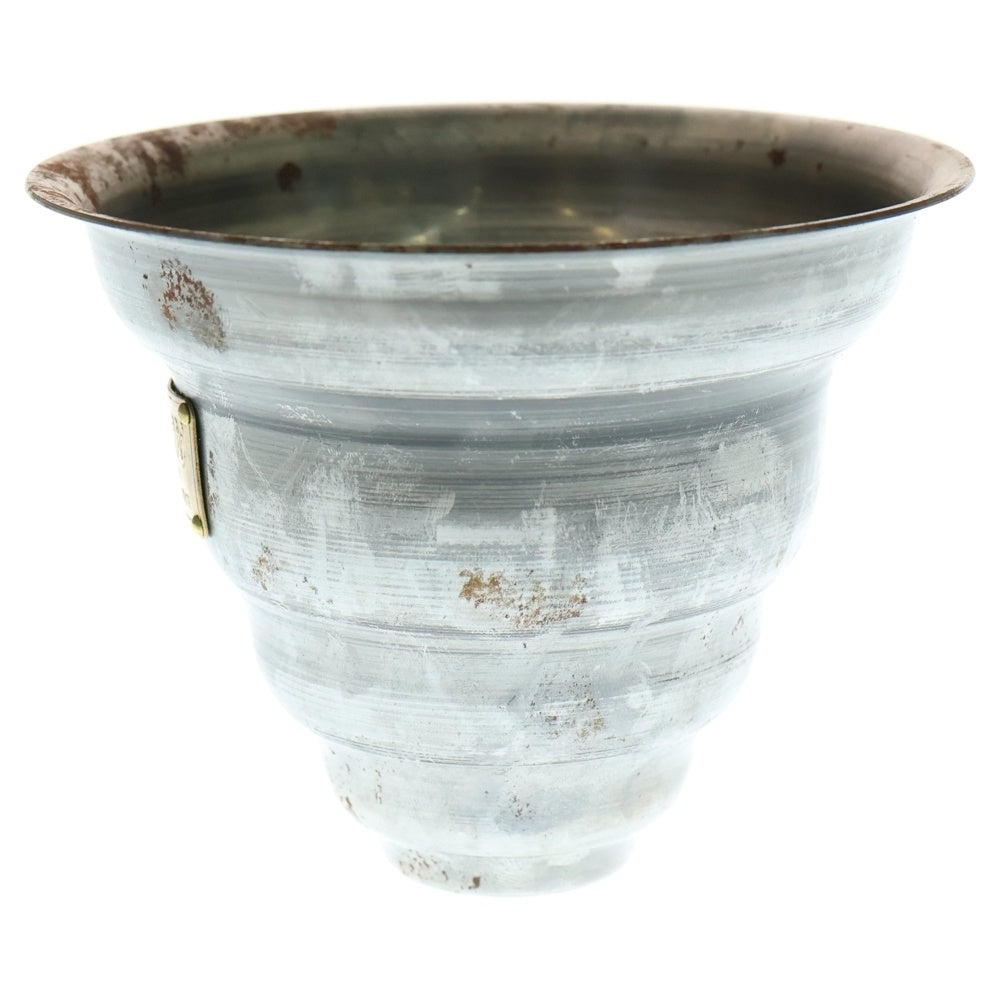 m&m(エムアンドエム) ×MASSES POT TYPE 6 - Bibendum STEEL / SMALL マシス ビバンダム 鉄鉢 ポット シルバー