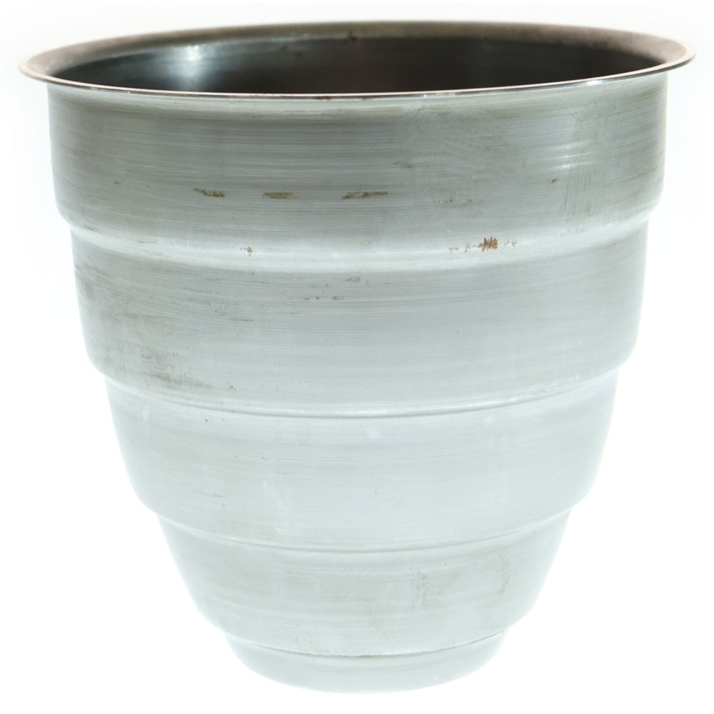 m&m(エムアンドエム) ×MASSES POT TYPE 1 - Chrysails STEEL / MEDIUM マシス クリサリス 鉄鉢 ポット シルバー