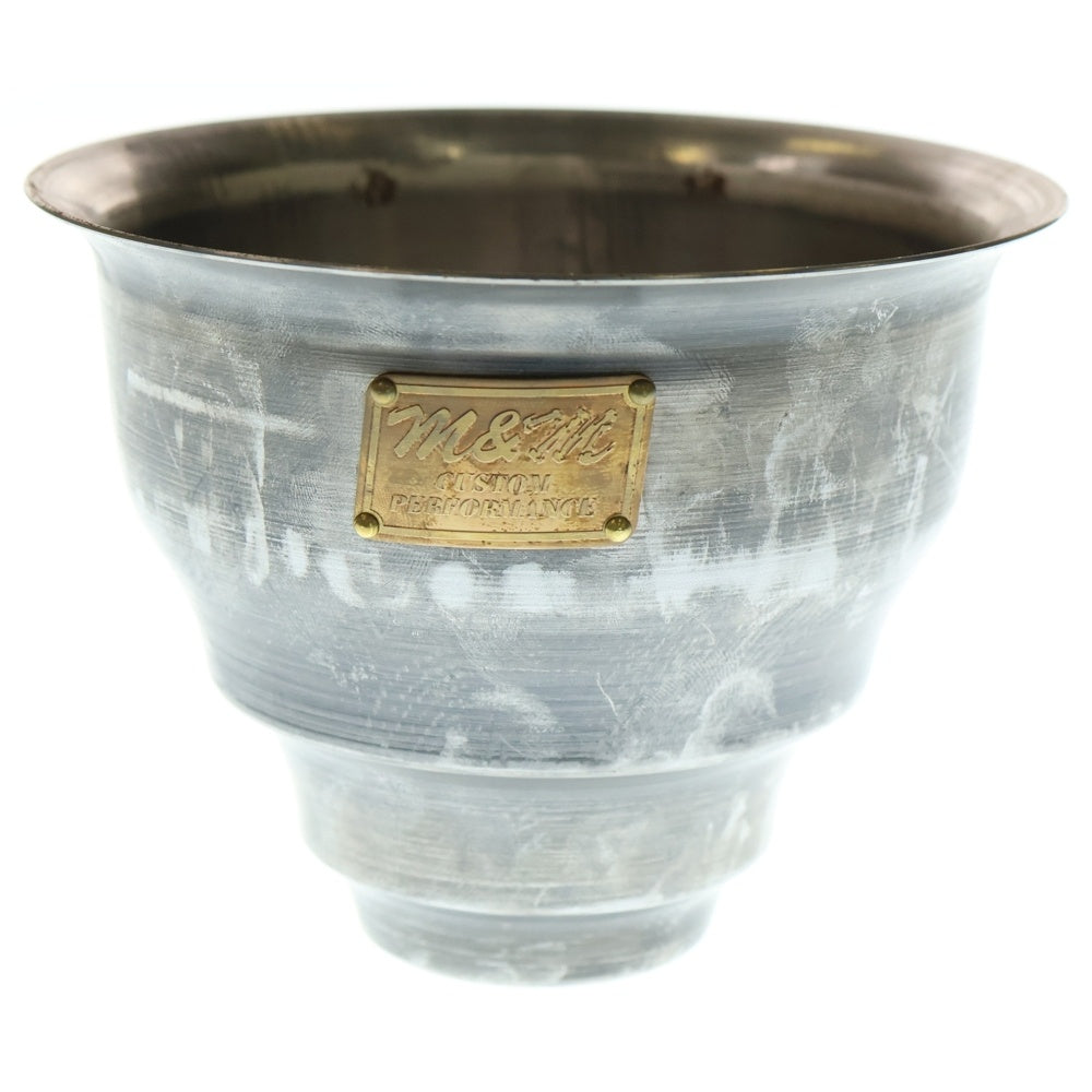 m&m(エムアンドエム) ×MASSES POT TYPE 5 - Conch STEEL / SMALL マシス コンク 鉄鉢 ポット シルバー