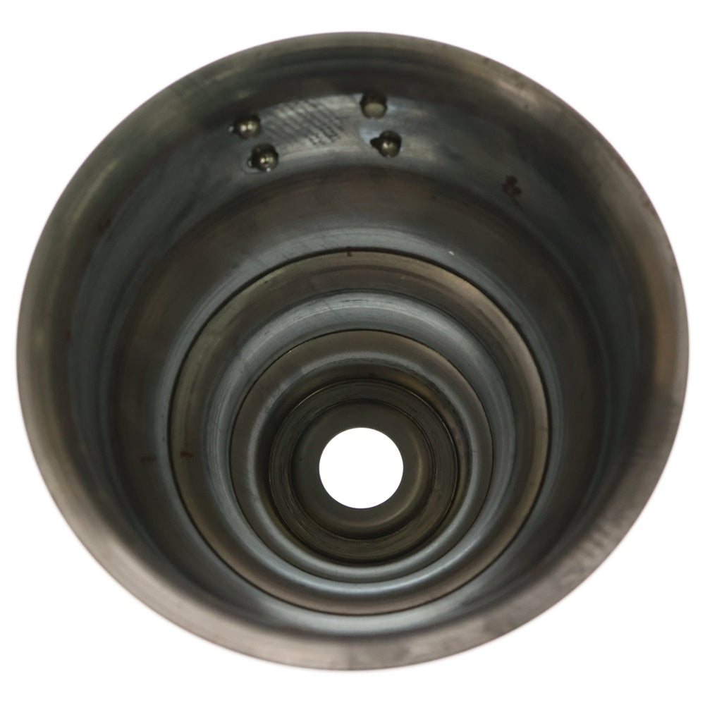 m&m(エムアンドエム) ×MASSES POT TYPE 5 - Conch STEEL / SMALL マシス コンク 鉄鉢 ポット シルバー