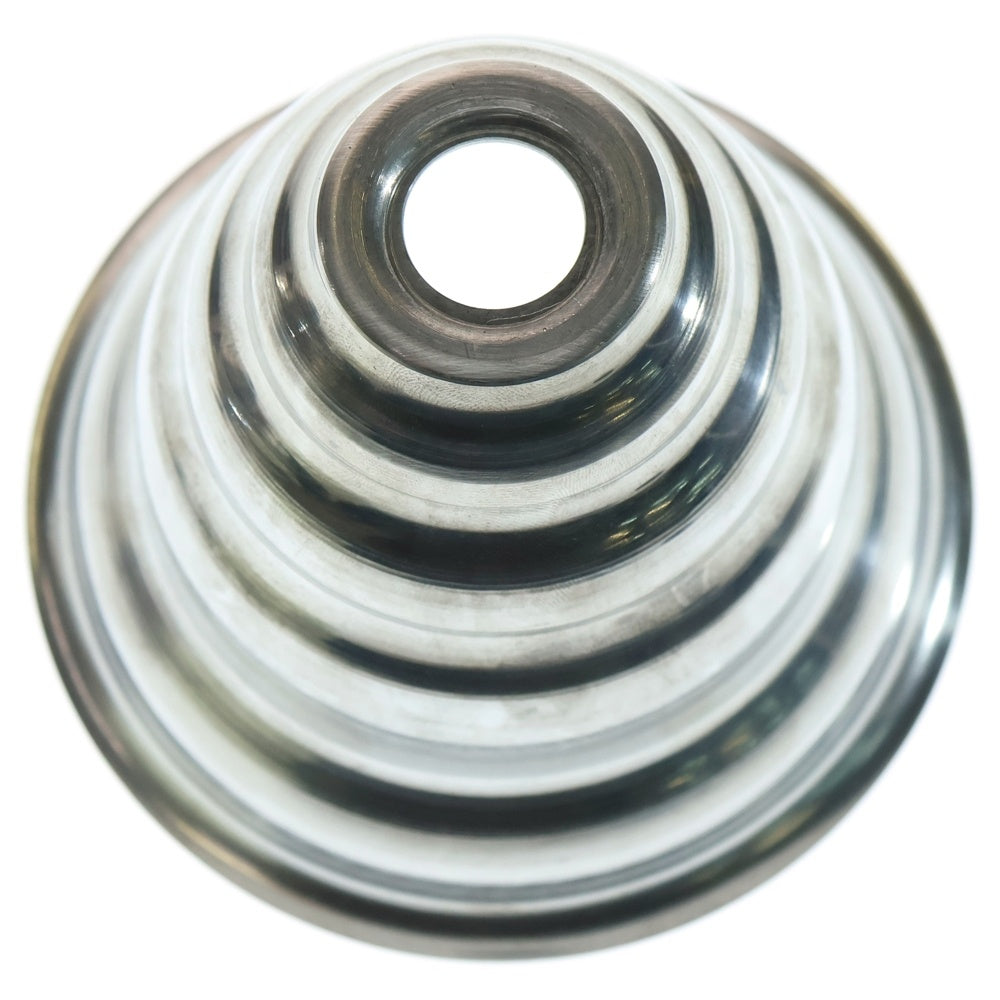 m&m(エムアンドエム) ×MASSES POT TYPE 6 - Bibendum Aluminum / SMALL マシス ビバンダム アルミ鉢 ポット シルバー