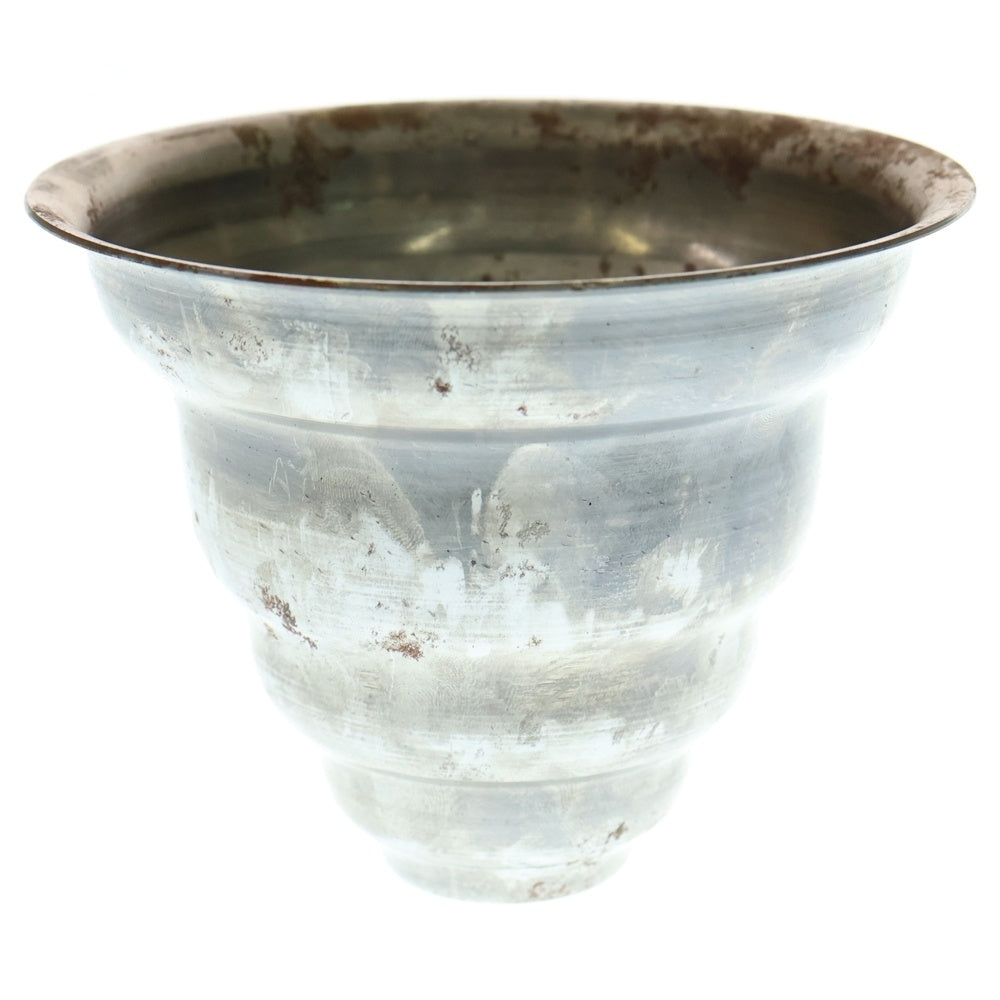 m&m(エムアンドエム) ×MASSES POT TYPE 6 - Bibendum STEEL / SMALL マシス ビバンダム 鉄鉢 ポット シルバー