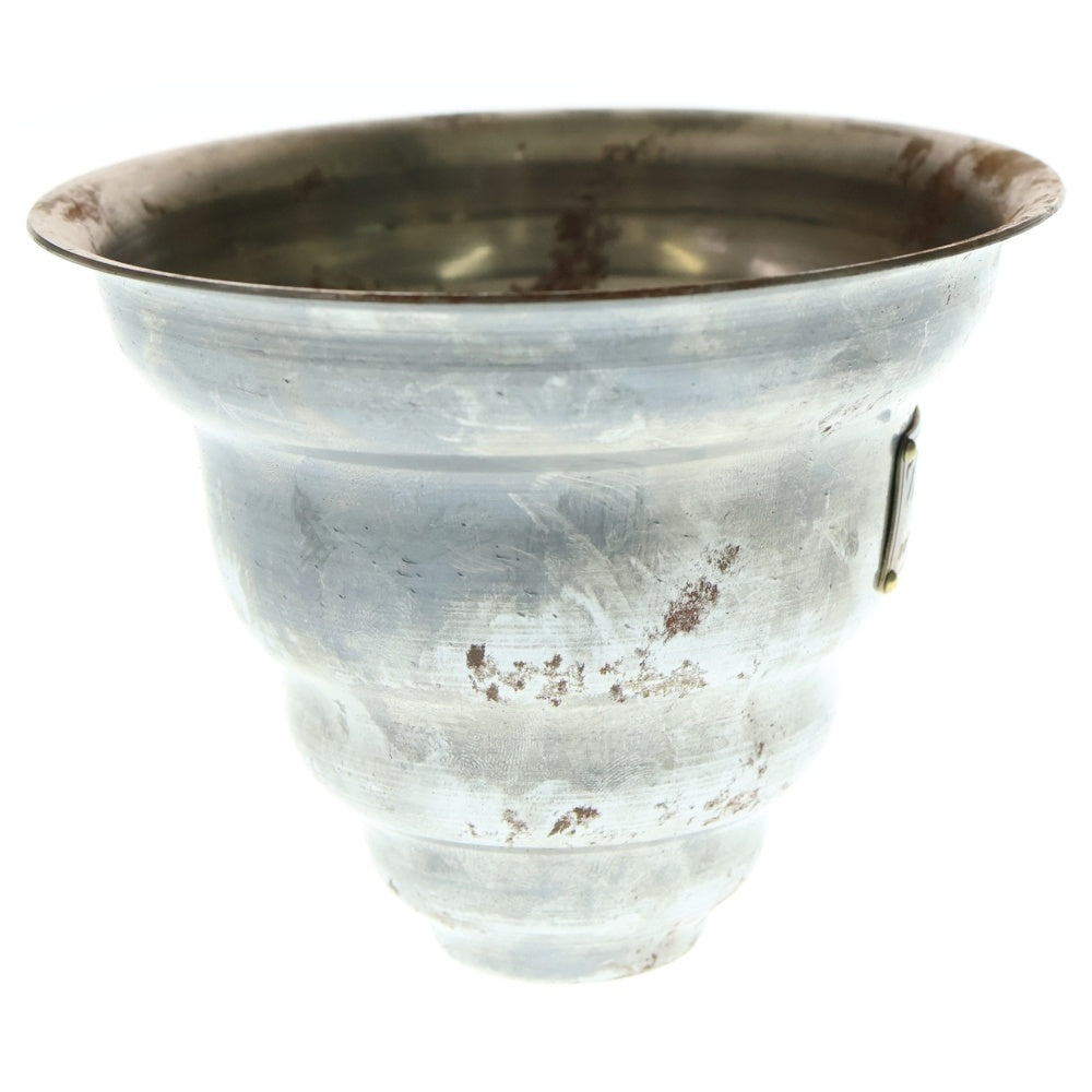 m&m(エムアンドエム) ×MASSES POT TYPE 6 - Bibendum STEEL / SMALL マシス ビバンダム 鉄鉢 ポット シルバー