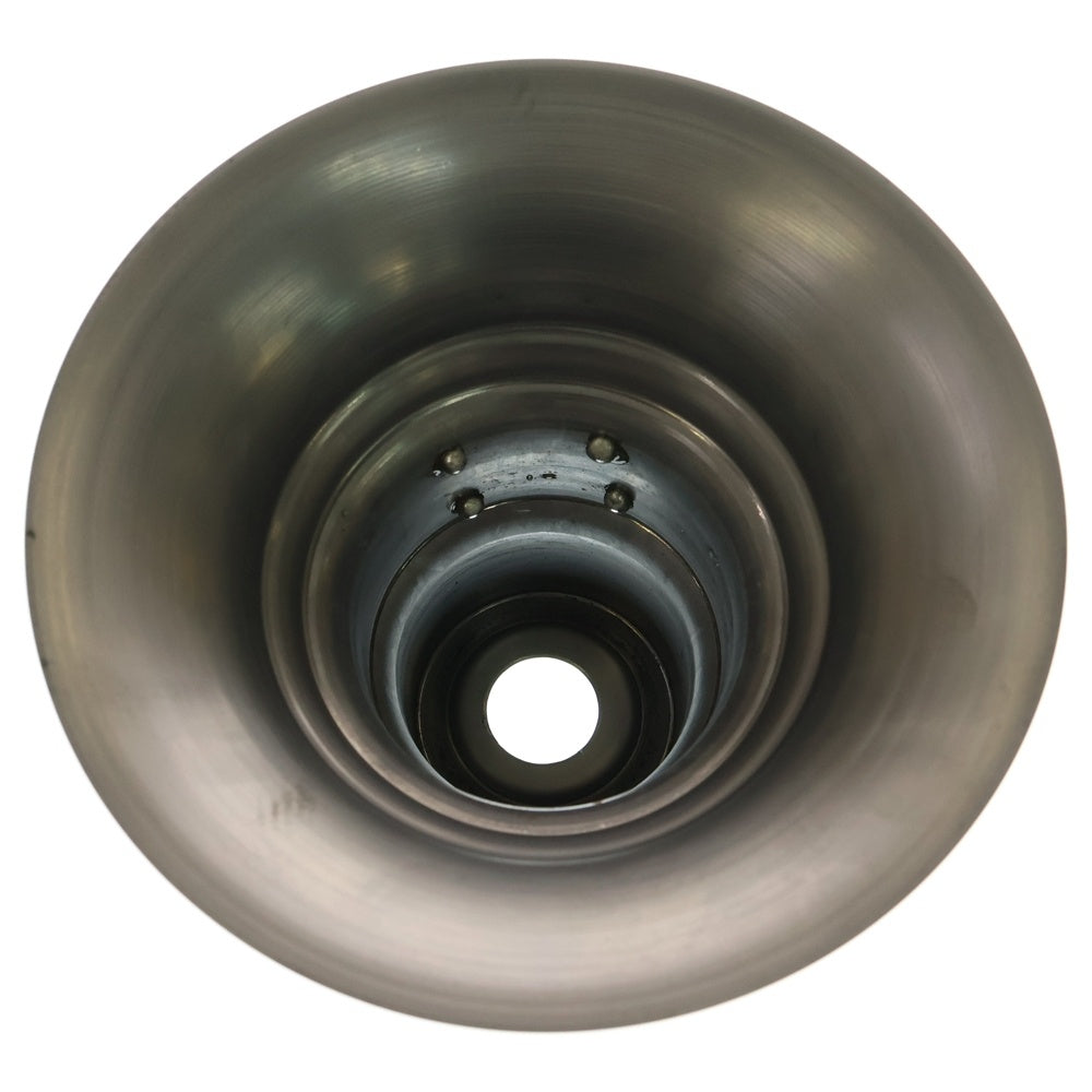 m&m(エムアンドエム) ×MASSES POT TYPE 2 - Shade STEEL / SMALL マシス シェード 鉄鉢 ポット シルバー