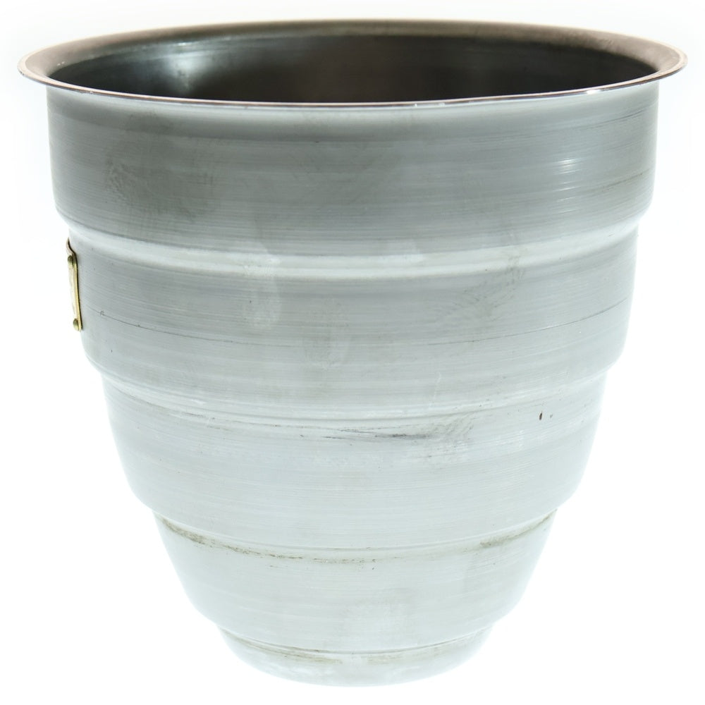 m&m(エムアンドエム) ×MASSES POT TYPE 1 - Chrysails STEEL / MEDIUM マシス クリサリス 鉄鉢 ポット シルバー