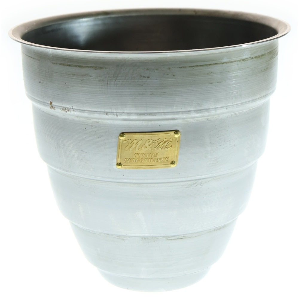 m&m(エムアンドエム) ×MASSES POT TYPE 1 - Chrysails STEEL / MEDIUM マシス クリサリス 鉄鉢 ポット シルバー