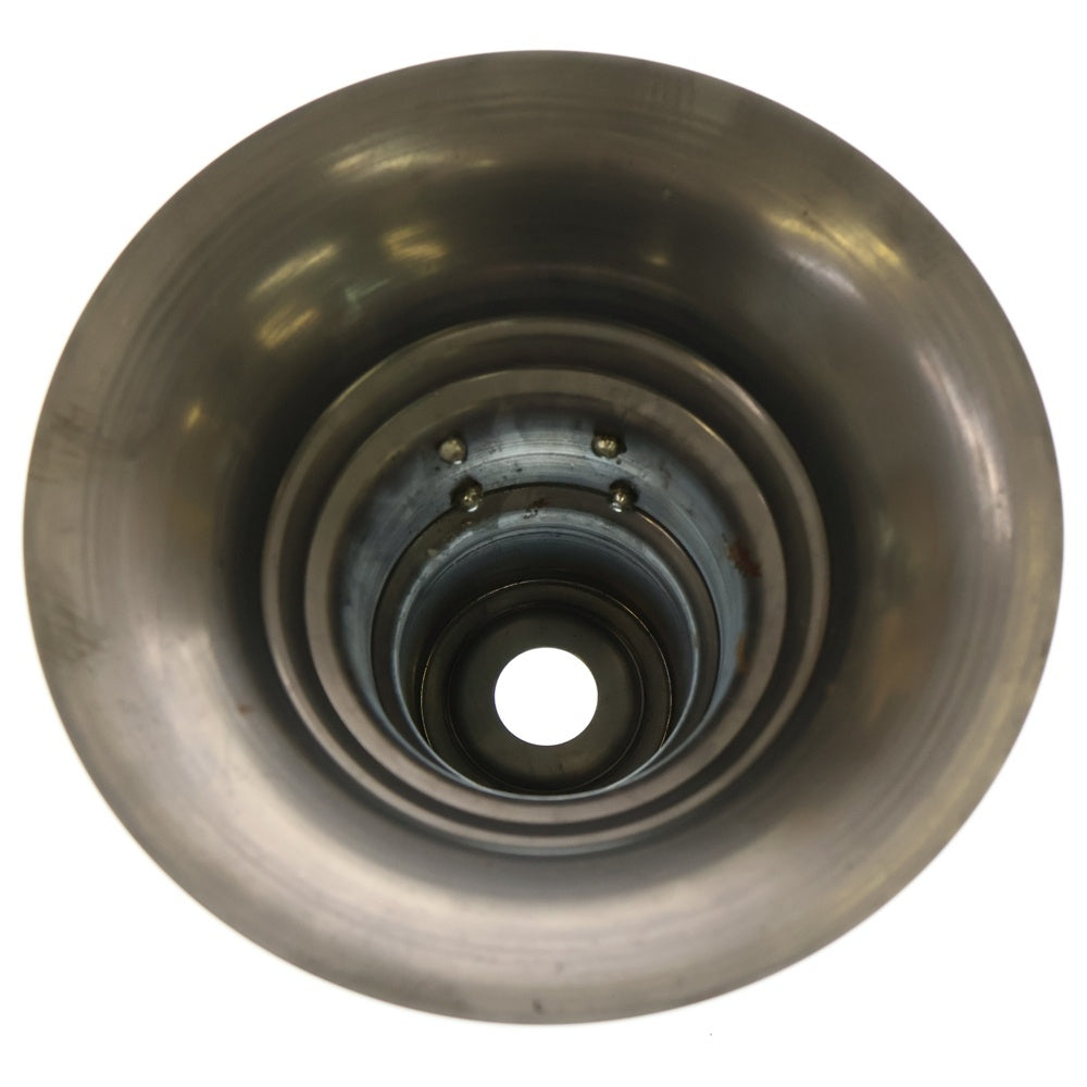 m&m(エムアンドエム) ×MASSES POT TYPE 2 - Shade STEEL / SMALL マシス シェード 鉄鉢 ポット シルバー