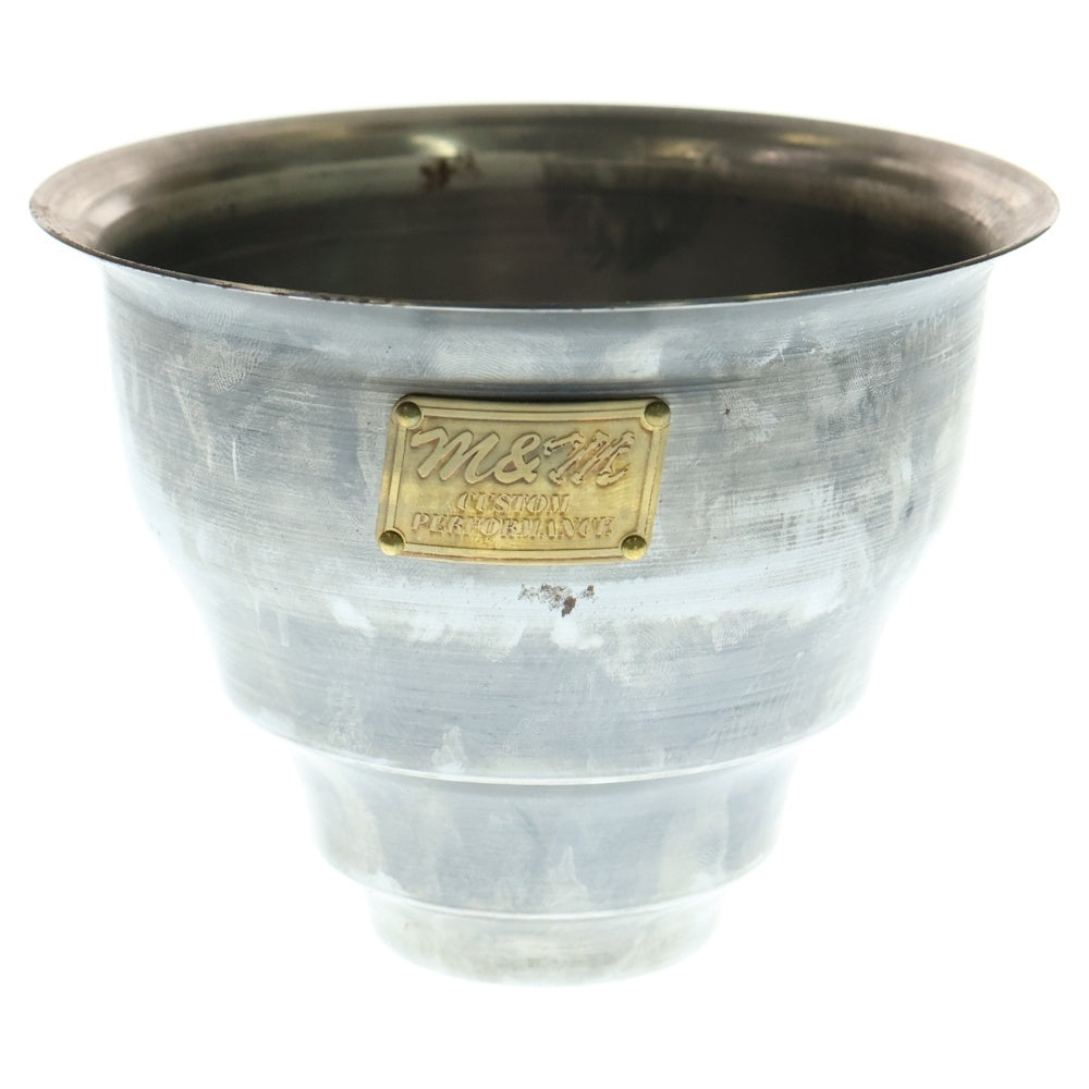 m&m(エムアンドエム) ×MASSES POT TYPE 5 - Conch STEEL / SMALL マシス コンク 鉄鉢 ポット シルバー