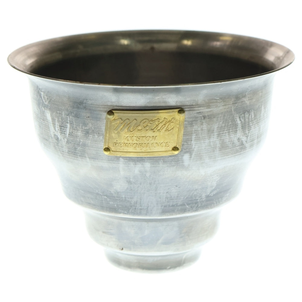 m&m(エムアンドエム) ×MASSES POT TYPE 5 - Conch STEEL / SMALL マシス コンク 鉄鉢 ポット シルバー