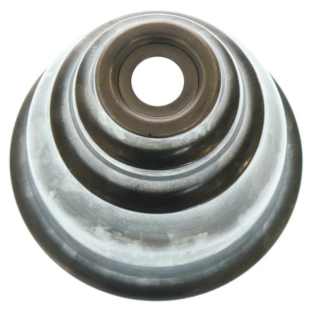 m&m(エムアンドエム) ×MASSES POT TYPE 5 - Conch STEEL / SMALL マシス コンク 鉄鉢 ポット シルバー