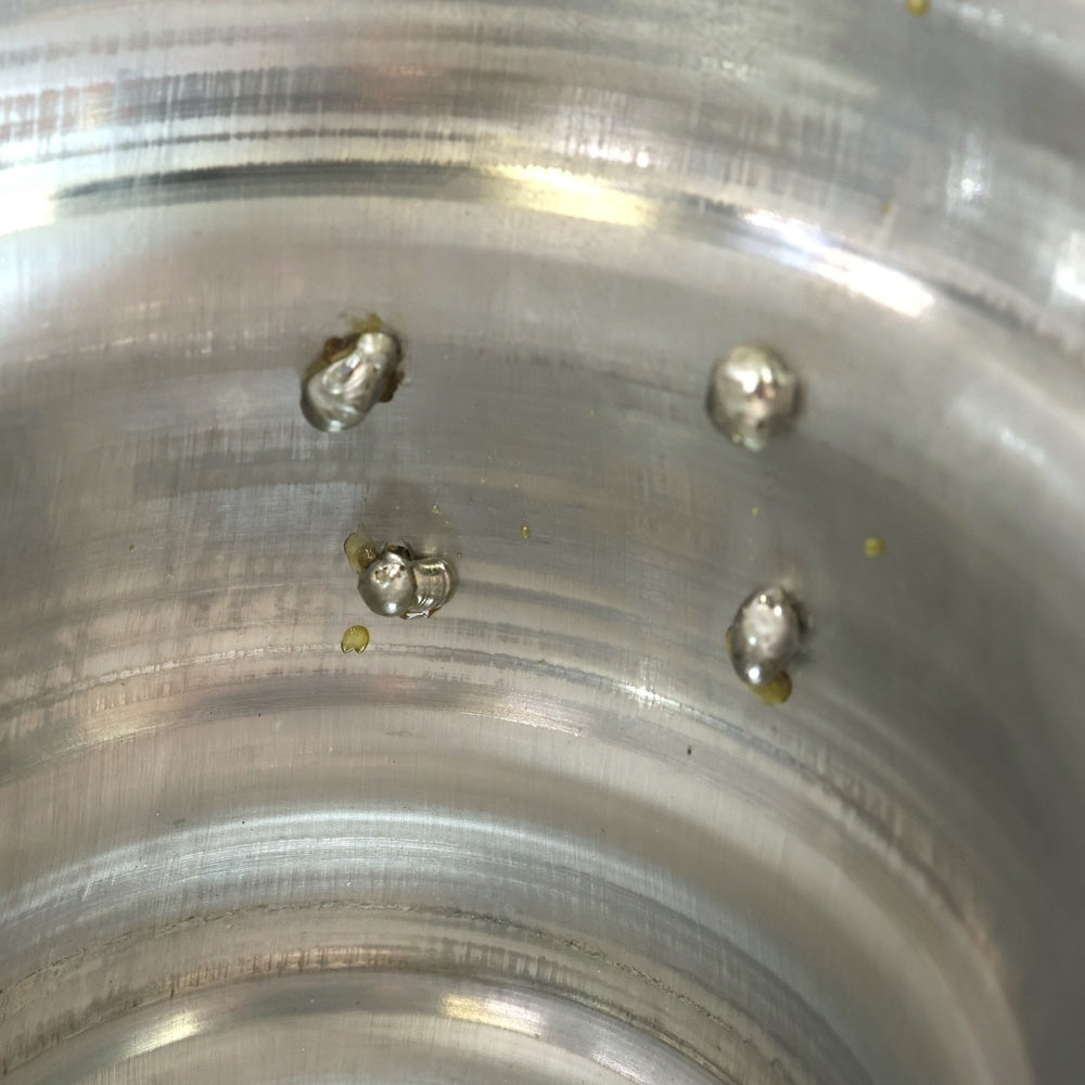 m&m(エムアンドエム) ×MASSES POT TYPE 6 - Bibendum Aluminum / SMALL マシス ビバンダム アルミ鉢 ポット シルバー